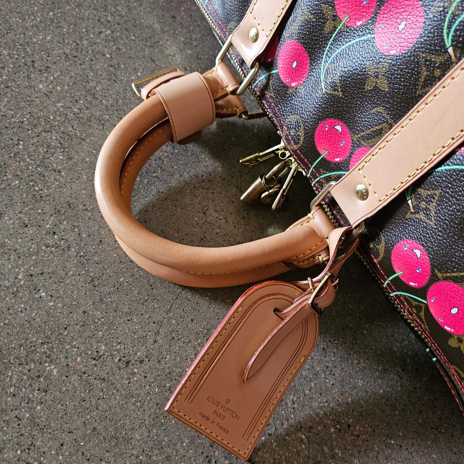 Louis Vuitton Monogram Cerises Cherry Keepall 45