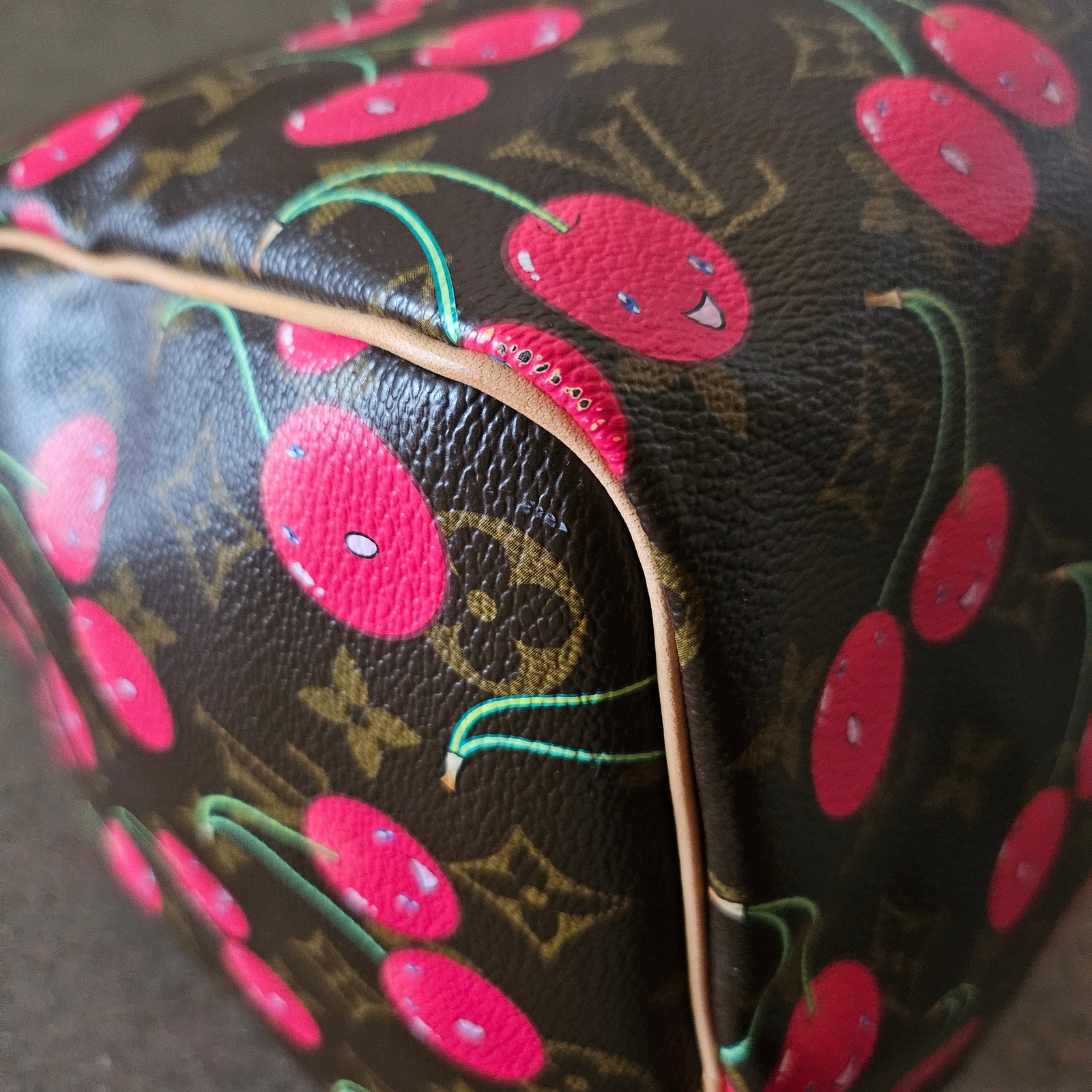 Louis Vuitton Monogram Cerises Cherry Keepall 45
