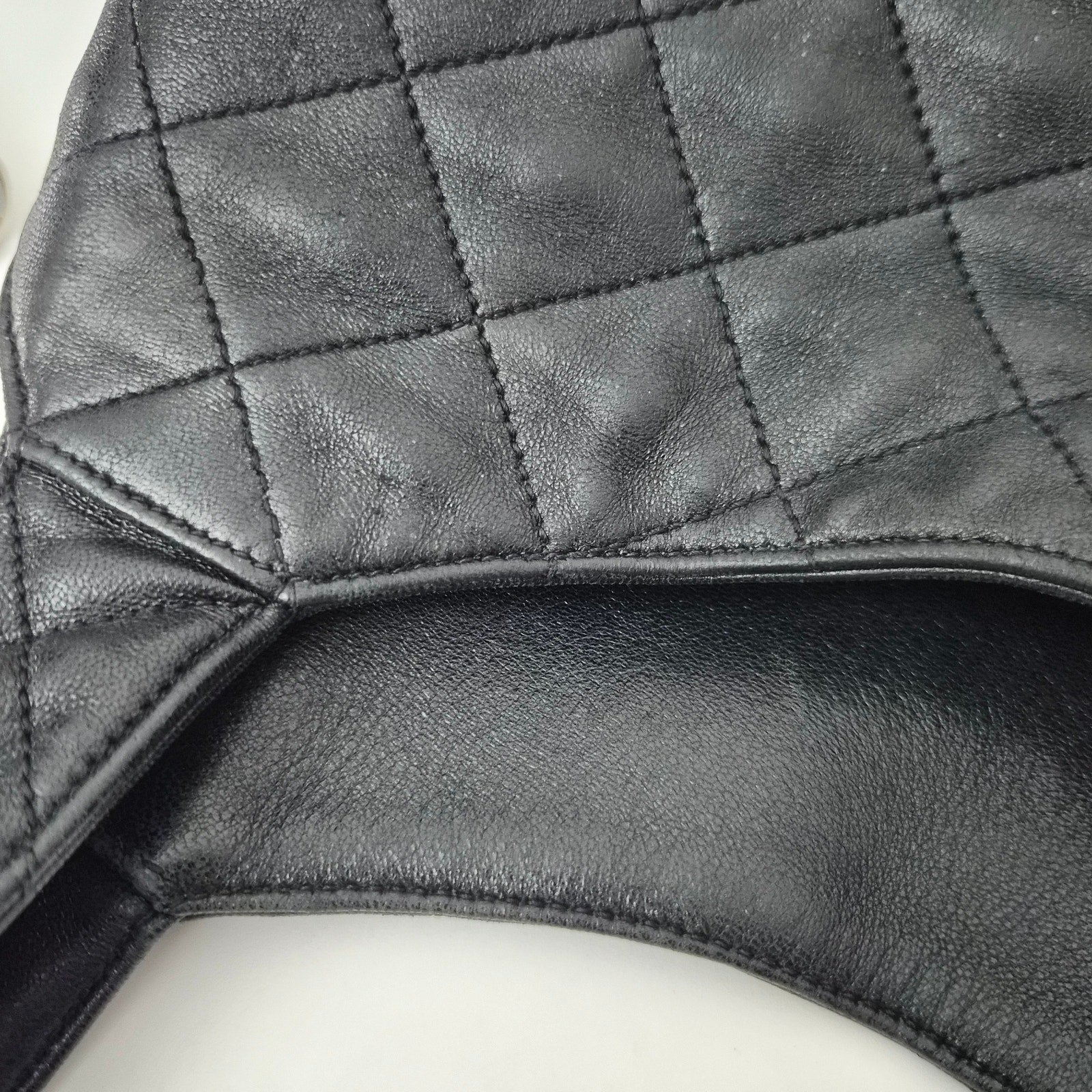 Saint Laurent Icare Maxi Quilted Lambskin Shopping Tote Black