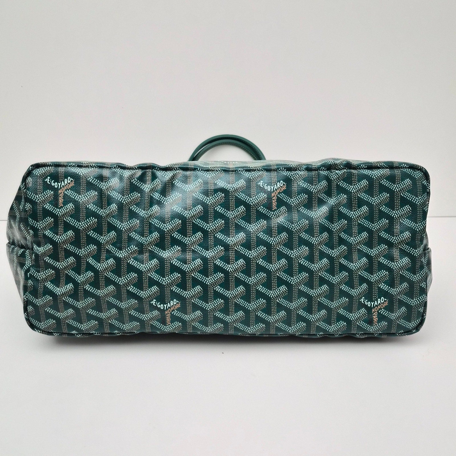 Goyard Goyardine Saint Louis PM Tote Green