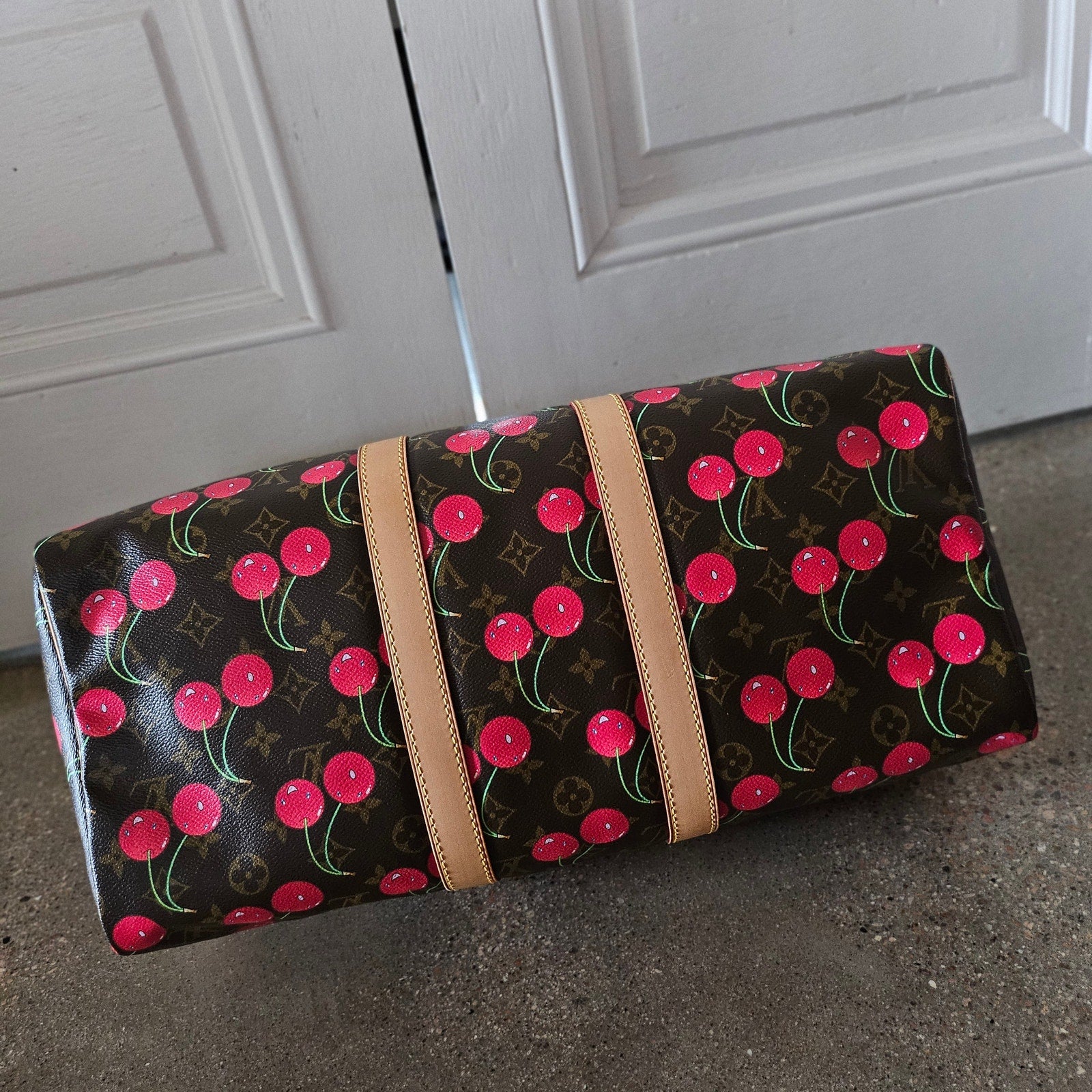 Louis Vuitton Monogram Cerises Cherry Keepall 45