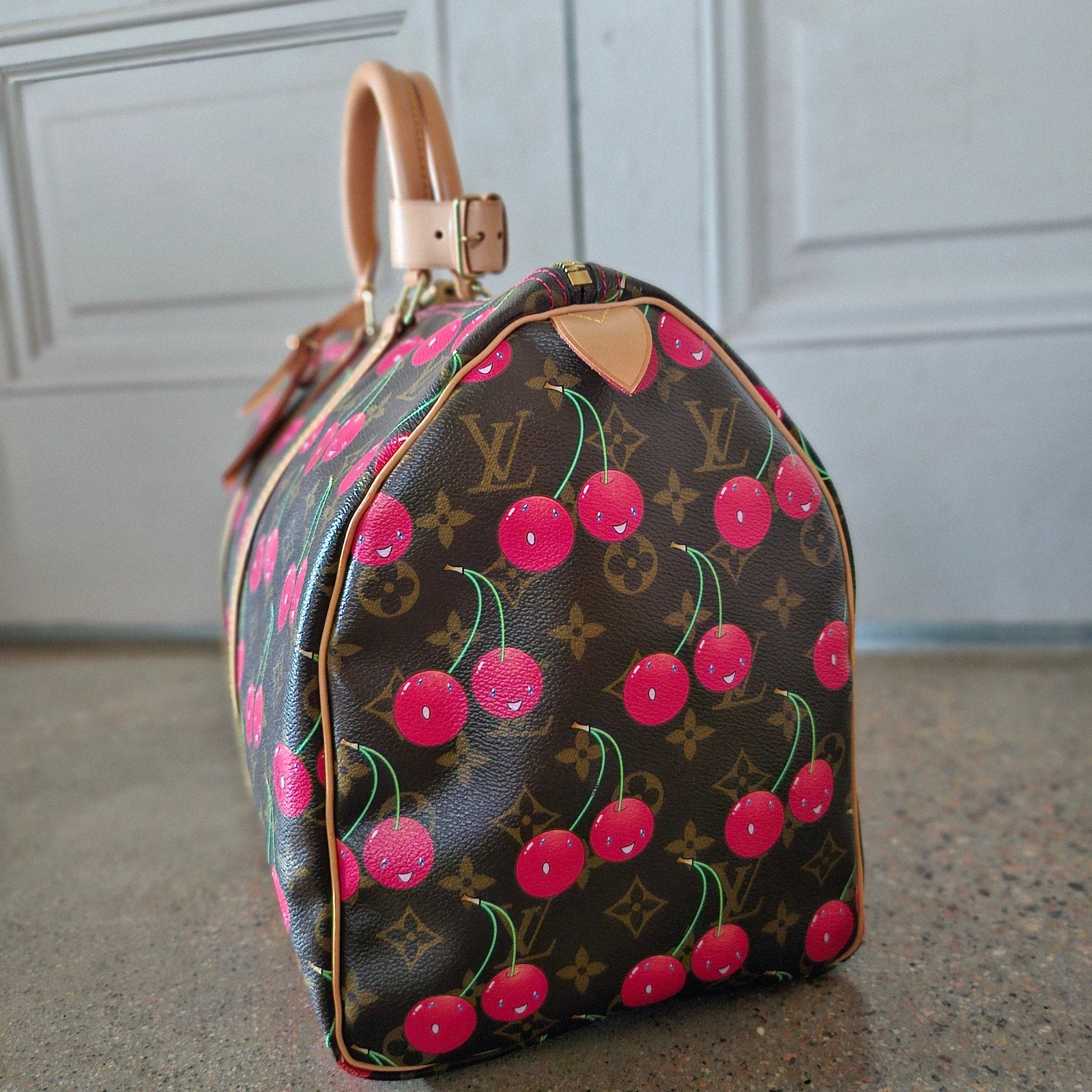 Louis Vuitton Monogram Cerises Cherry Keepall 45