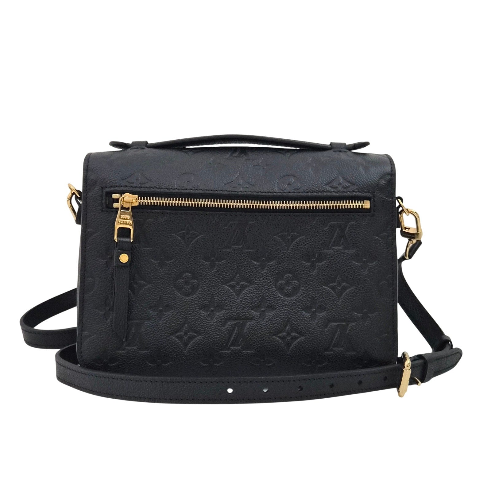Louis Vuitton Empreinte Leather Pochette Metis Crossbody Bag Black