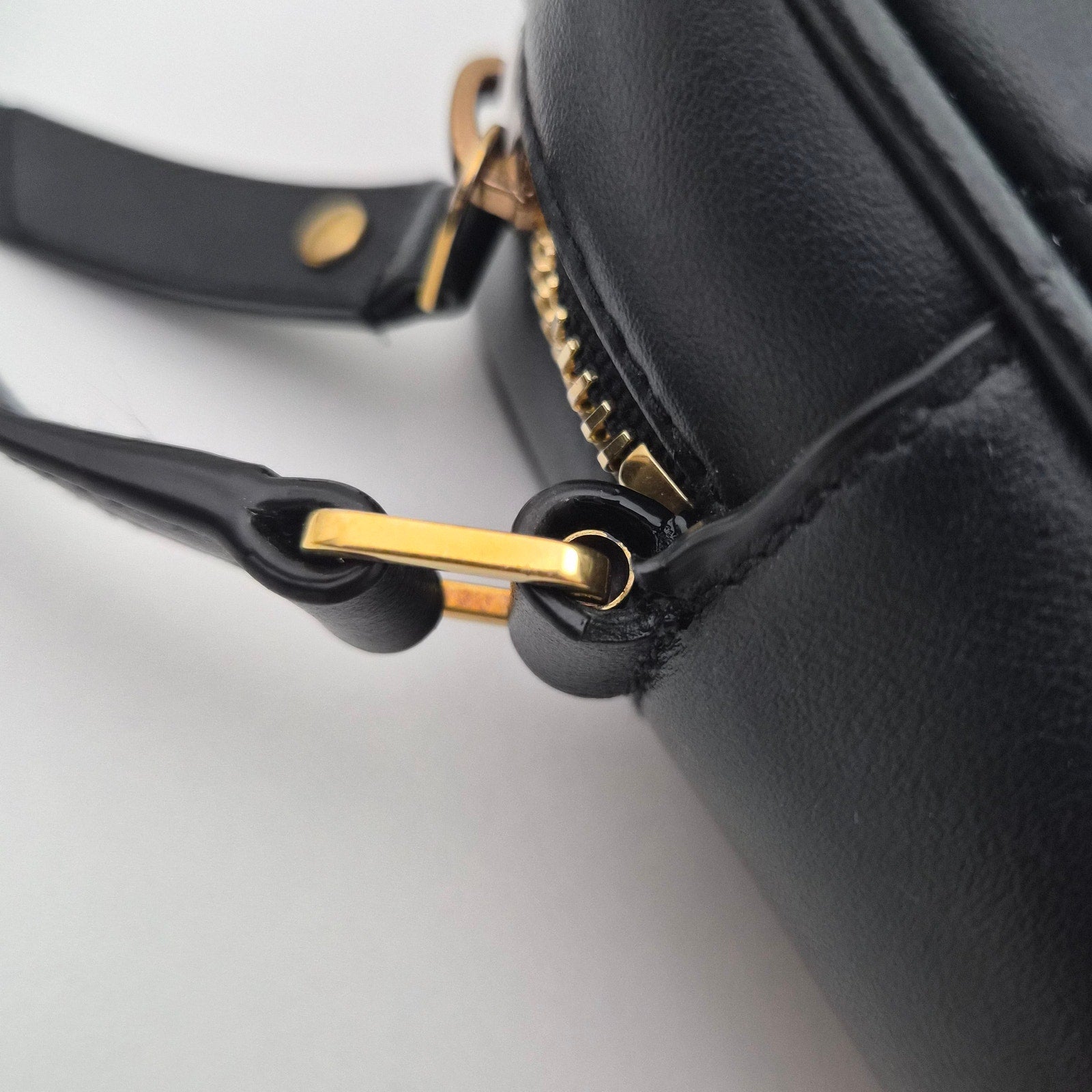 Saint Laurent Lou Black Quilted Leather Camera Crossbody Bag