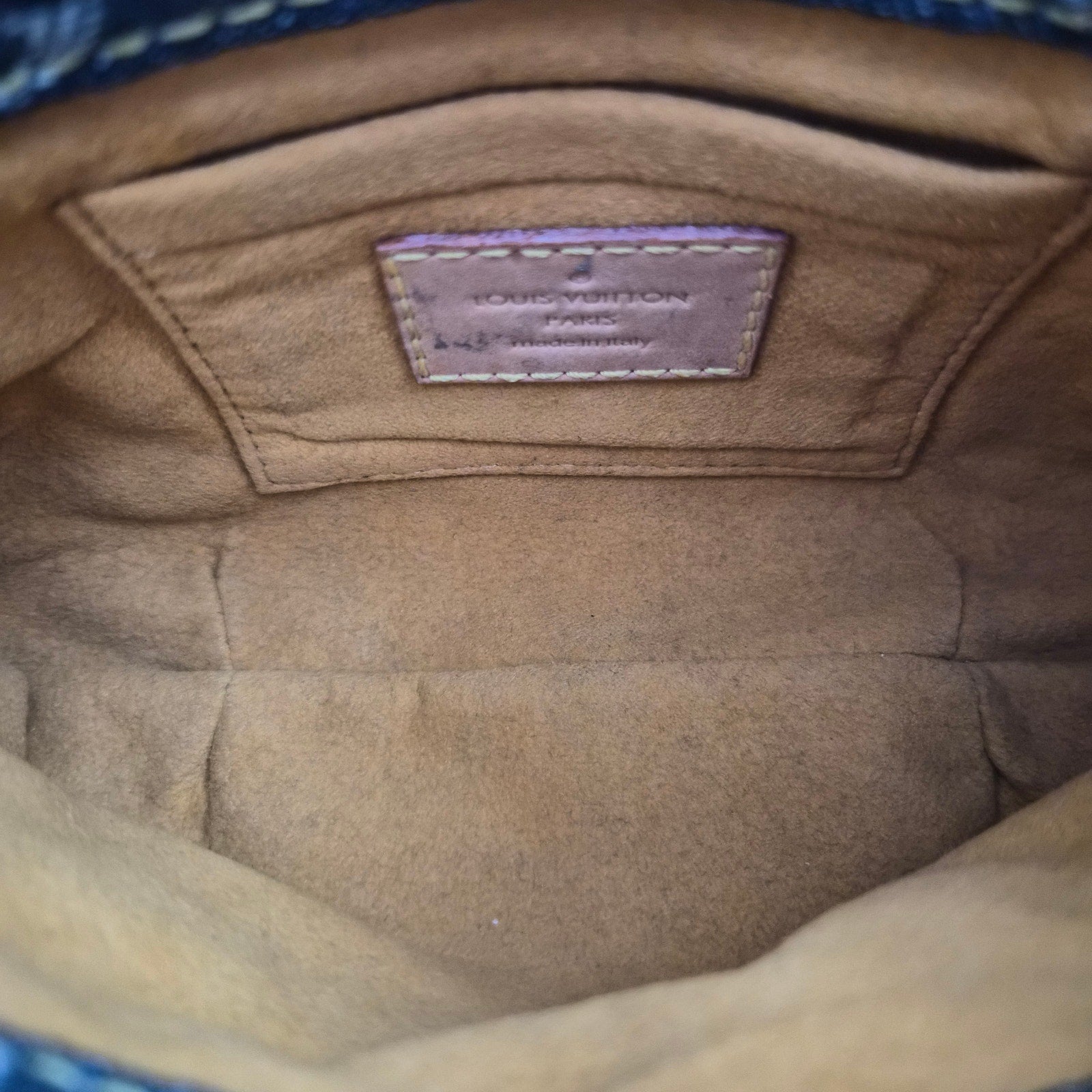 Louis Vuitton Denim Raye Trousse Cosmetic Pouch