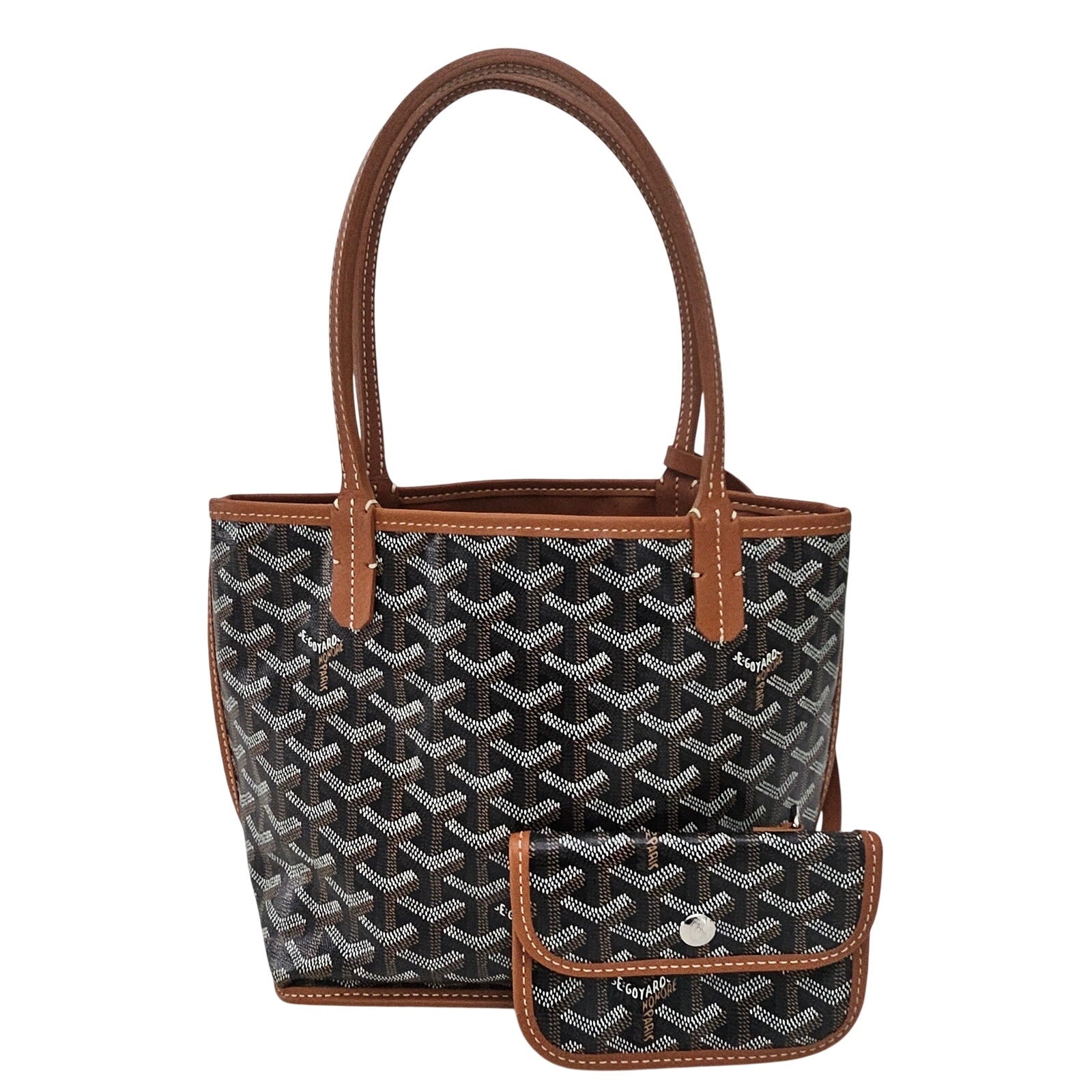 Goyard Mini Anjou Black Gold Handbag