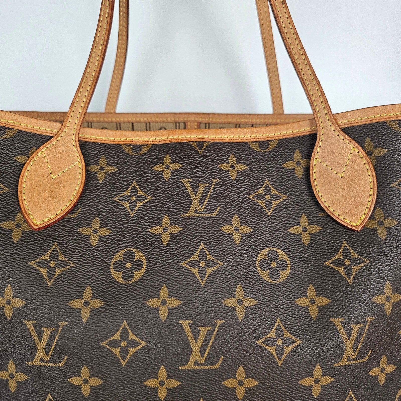 Louis Vuitton Monogram Neverfull Gm Brown Tote
