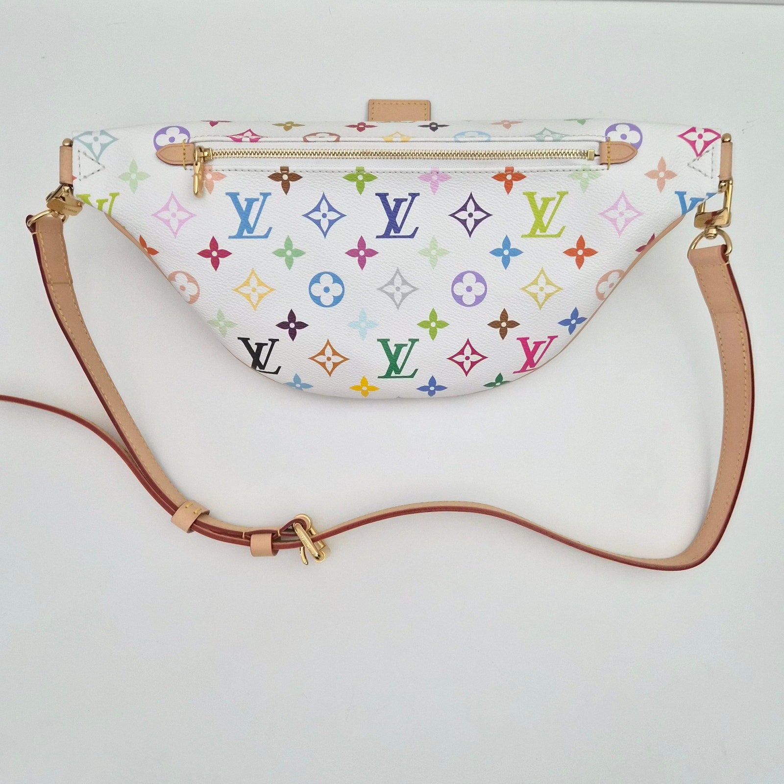 Louis Vuitton LV X TM Monogram Multicolor High Rise Bumbag White