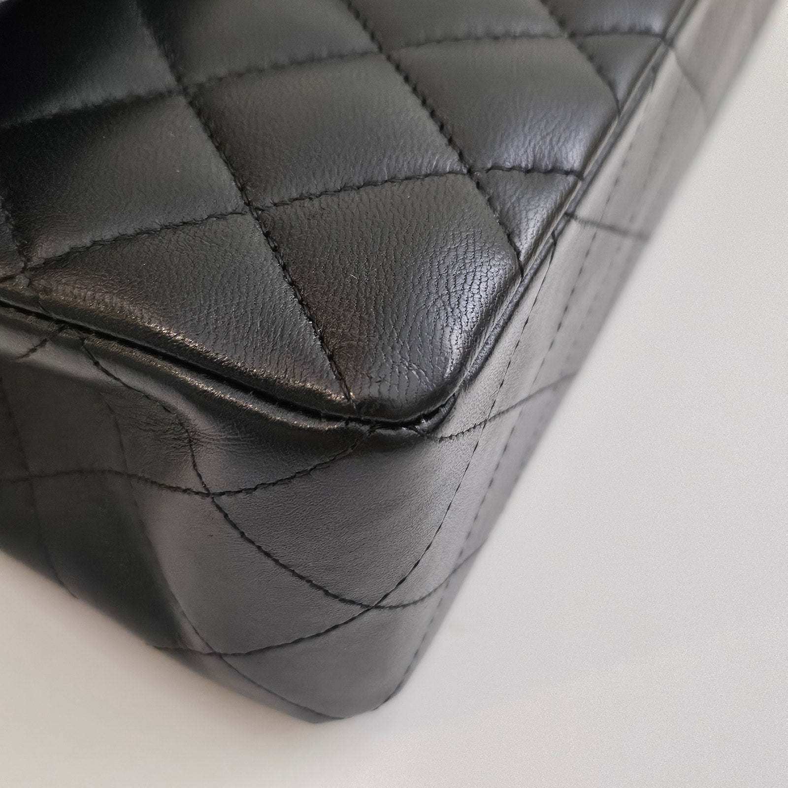 Chanel So Black Lambskin Small Classic Flap