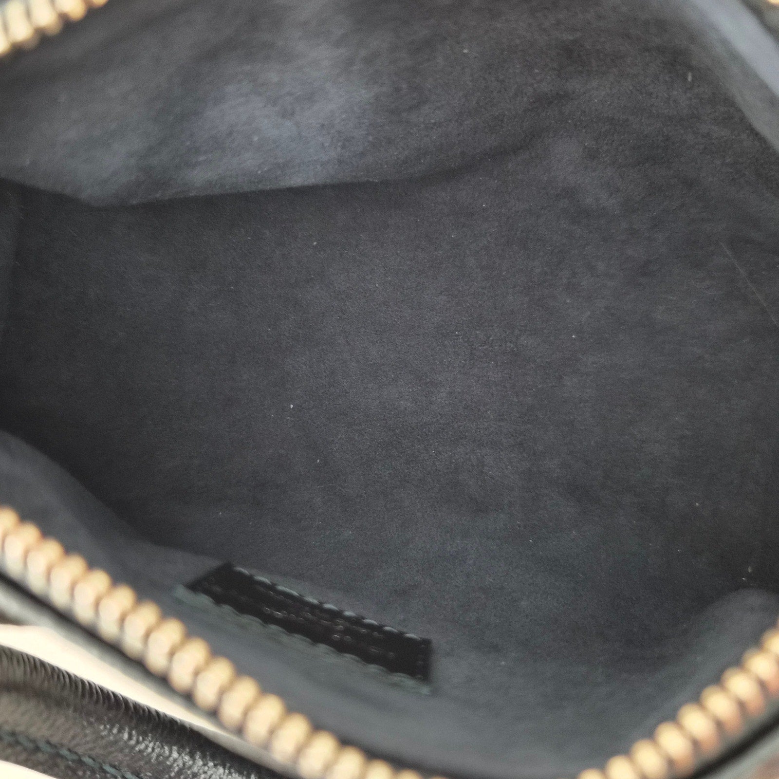 Louis Vuitton Shimmery Ink Black Empreinte Leather Nano Speedy