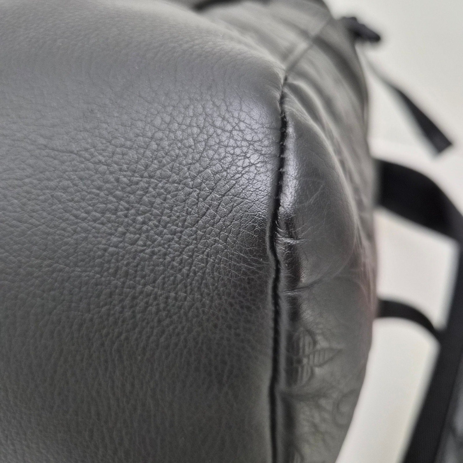 Louis Vuitton Calfskin Monogram Shadow Getaway Backpack Black