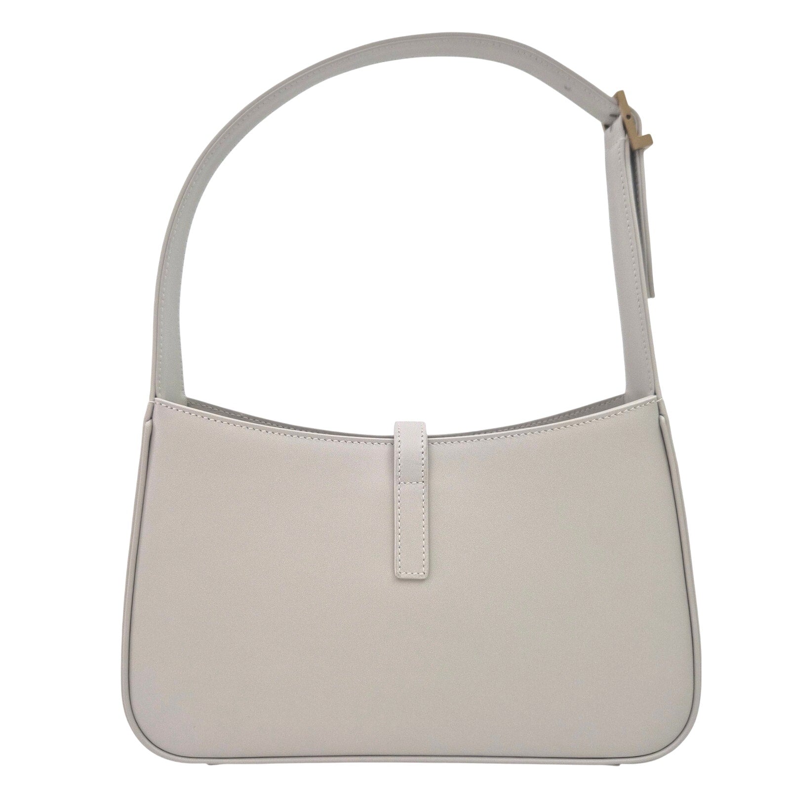 Saint Laurent Smooth Calfskin Le 5 A 7 Hobo White