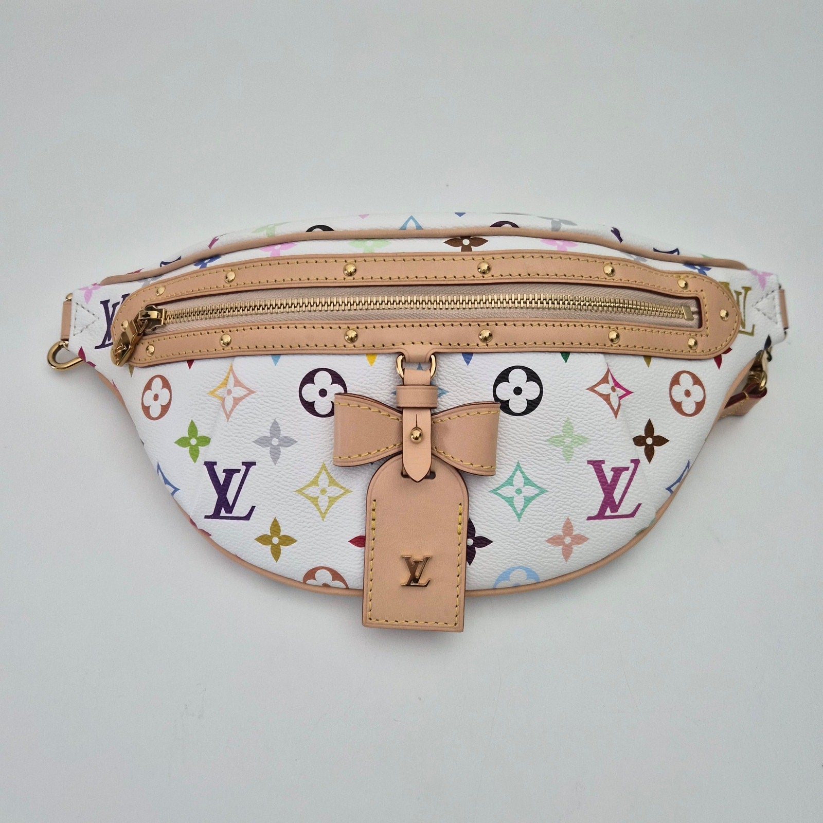 Louis Vuitton LV X TM Monogram Multicolor High Rise Bumbag White