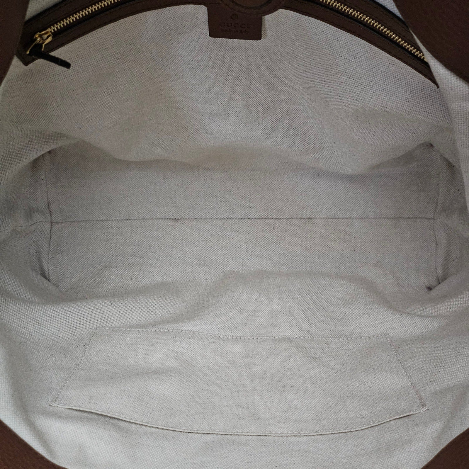Gucci Denim GG Monogram Medium Ophidia Shopping Tote Blue Tea Cuir