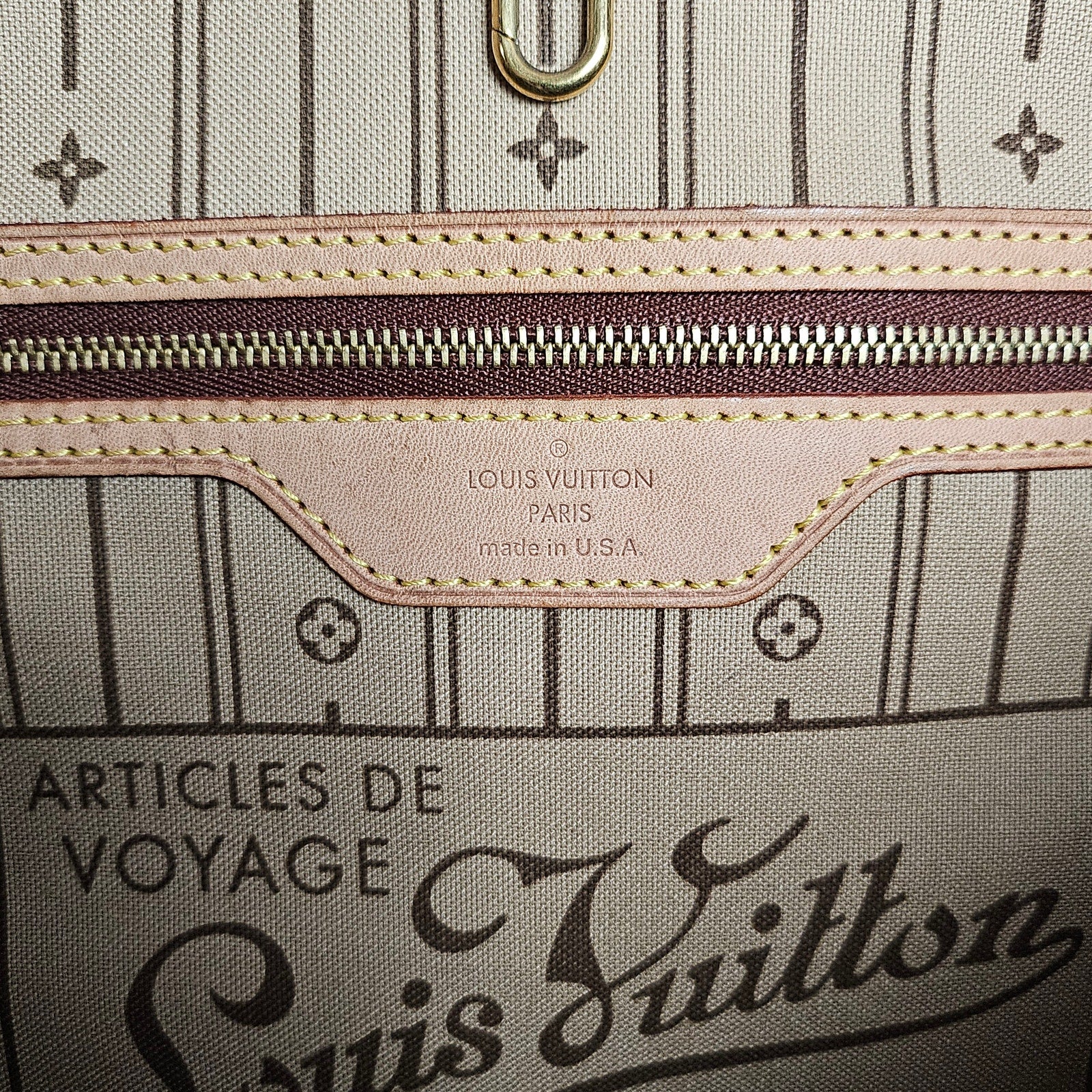 Louis Vuitton Monogram Neverfull Gm Brown Tote