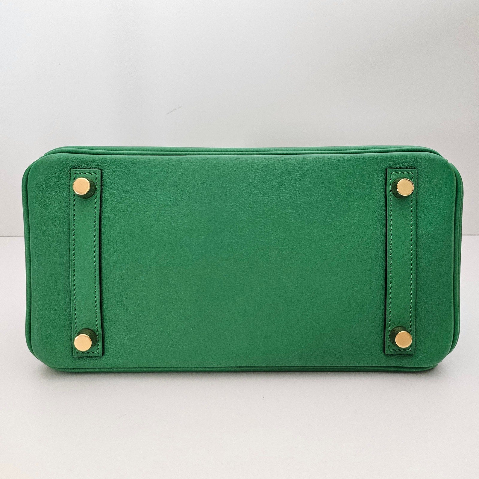 Hermes Birkin 25 Swift Leather Bambou Green with Gold Hardware