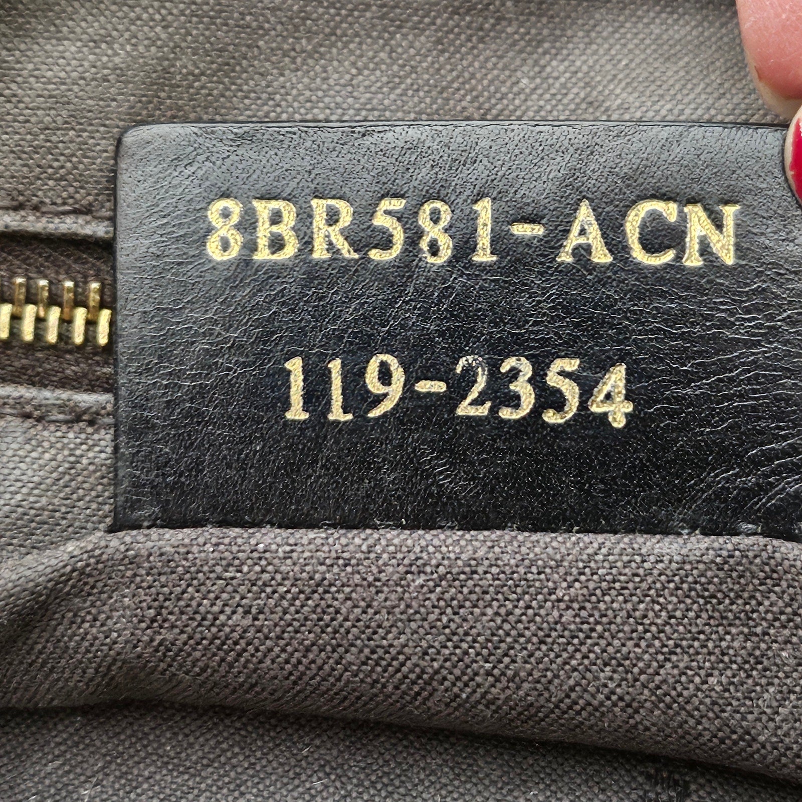 Fendi Black Zucca Canvas and Patent Leather Chef Chain Hobo