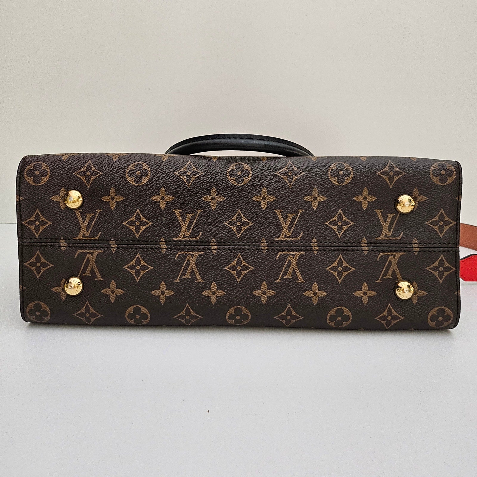 Louis Vuitton Tuileries Monogram Red Shoulder Bag