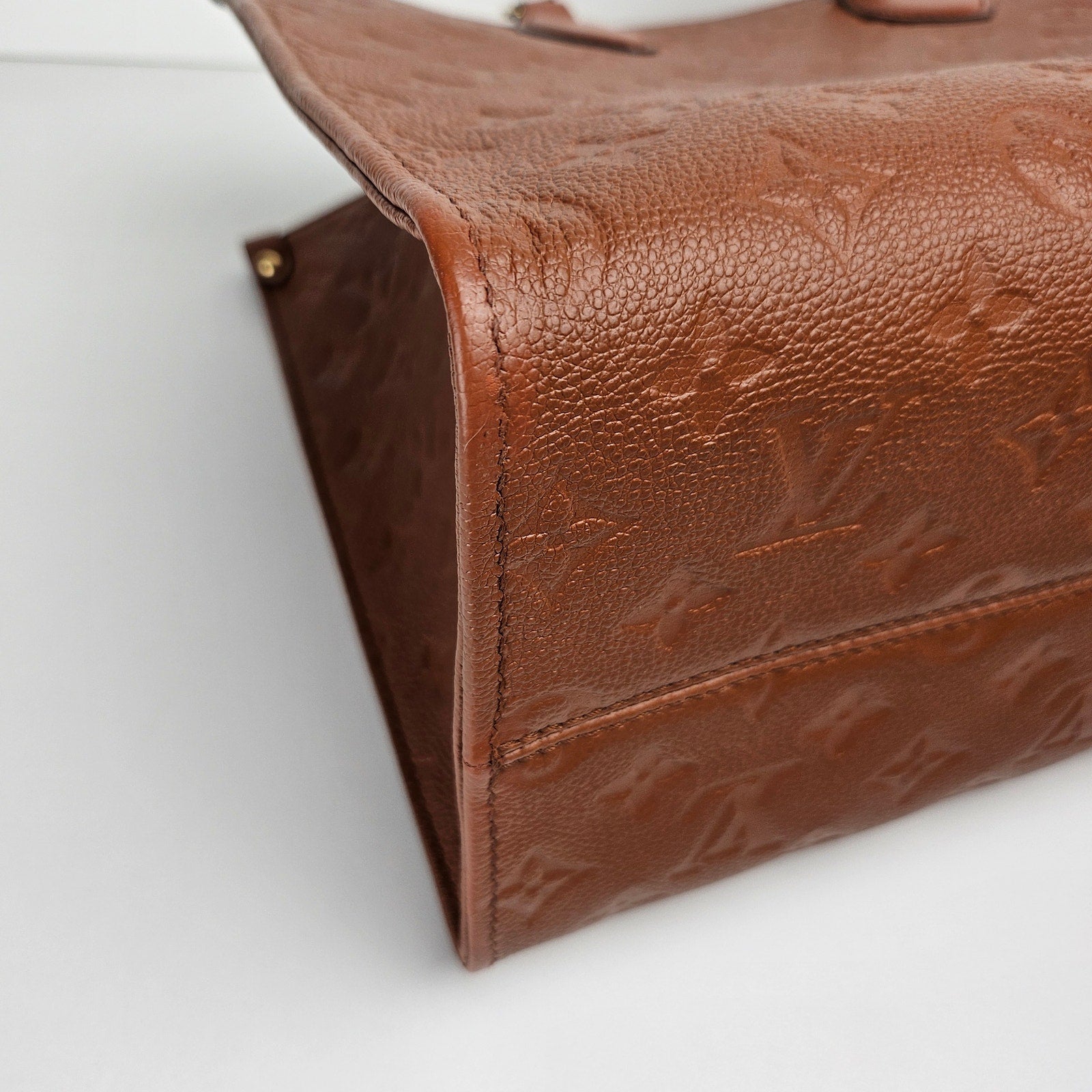 Louis Vuitton Empreinte Monogram Onthego MM Cognac Tote