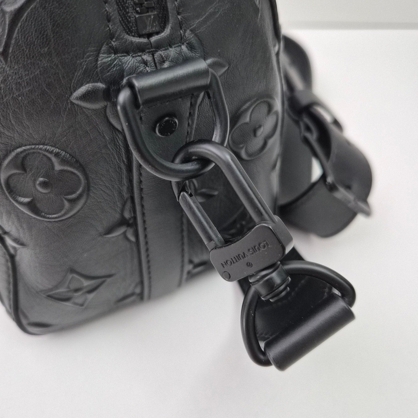 Louis Vuitton Monogram Seal City Keepall Black