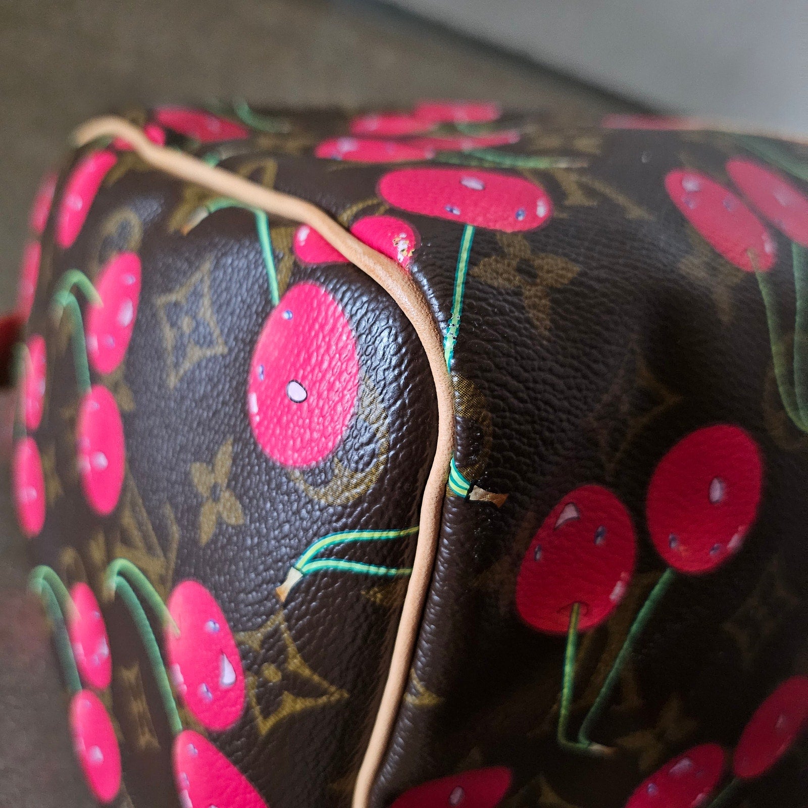 Louis Vuitton Monogram Cerises Cherry Keepall 45