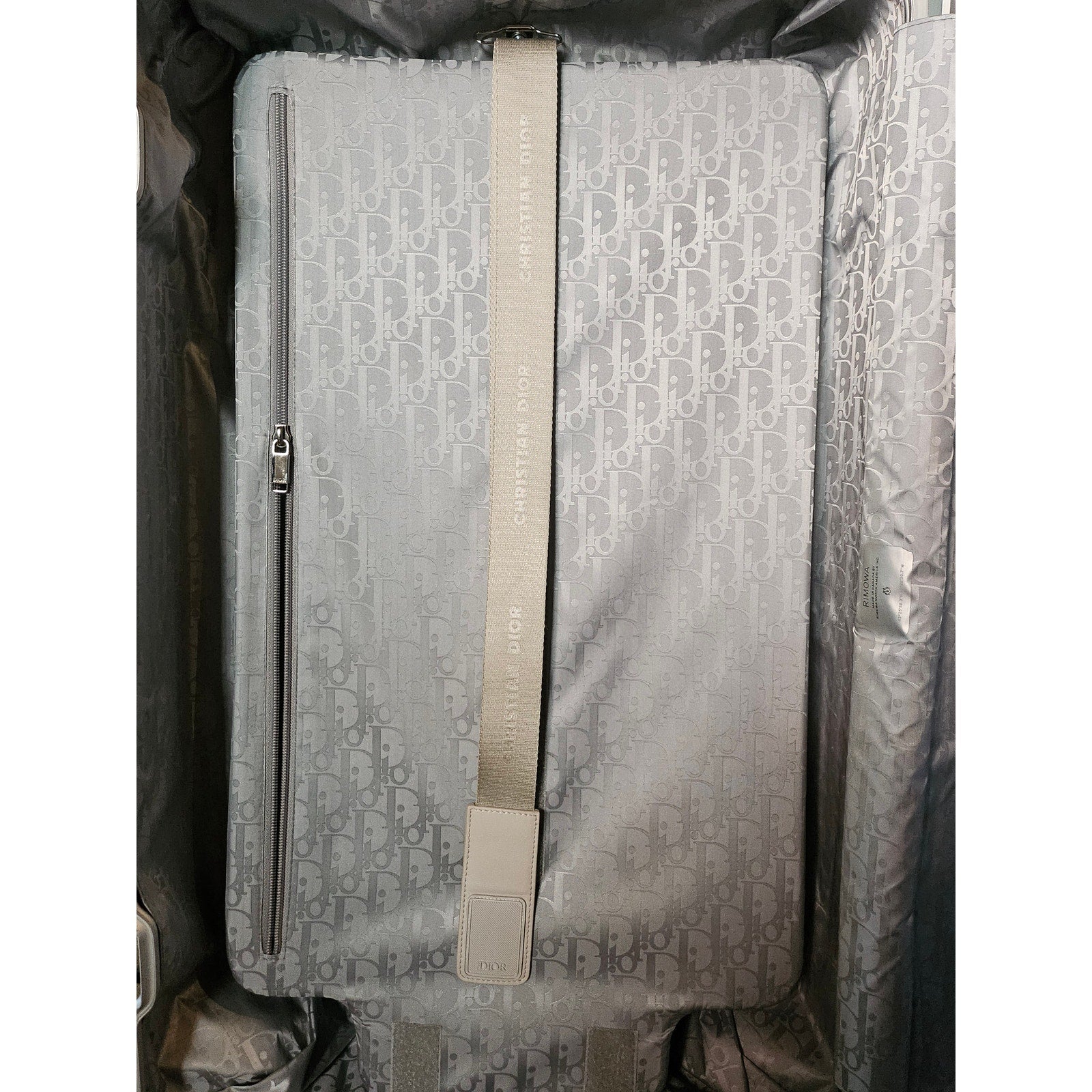 Dior x Rimowa Silver Trunk Suitcase SS20 Large