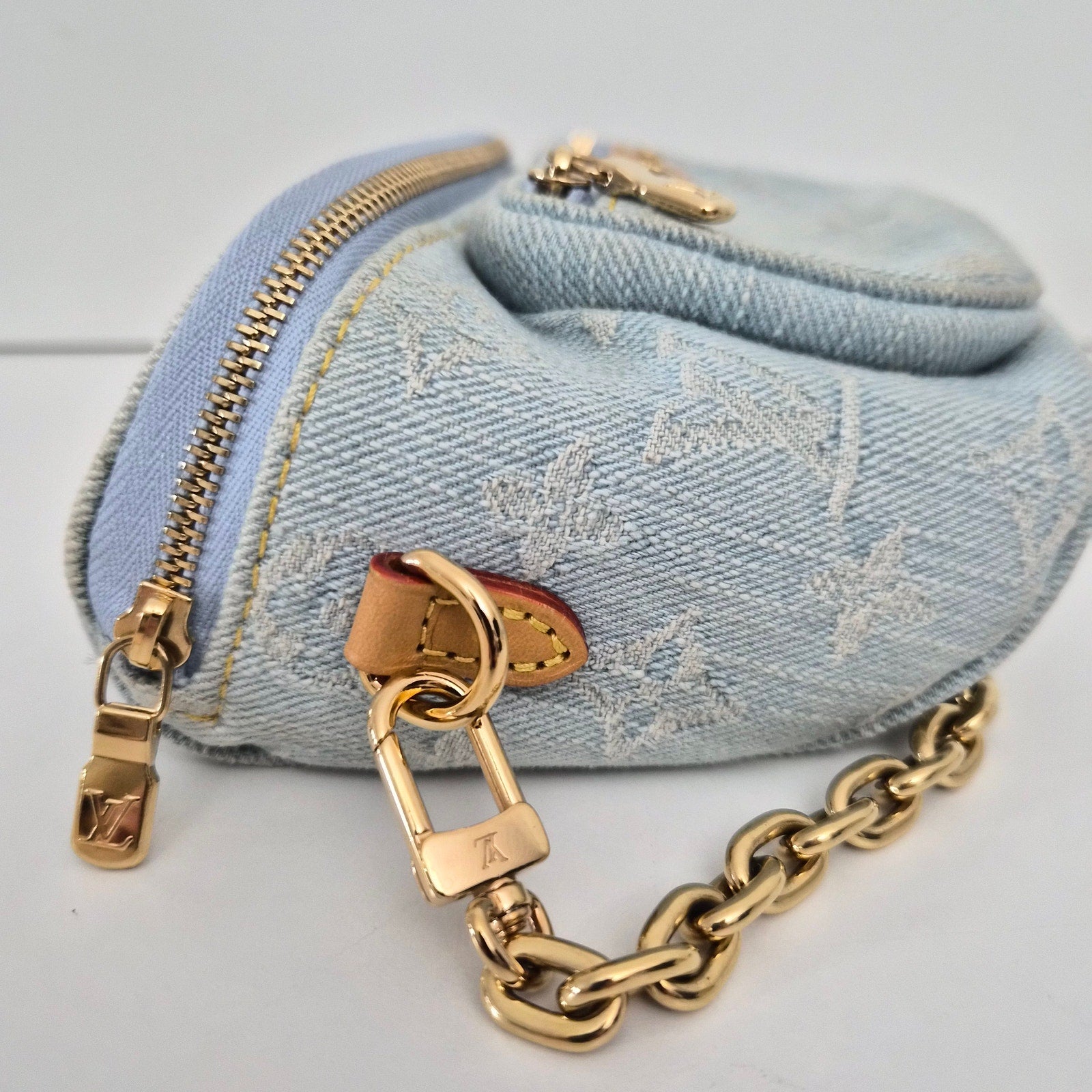 Louis Vuitton Monogram Mini Denim Bumbag