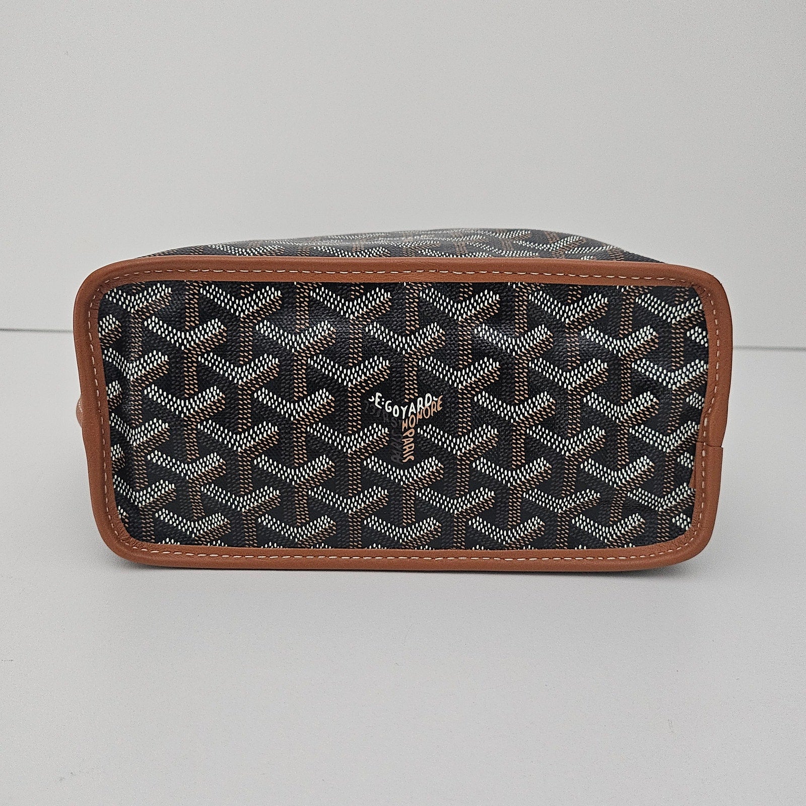 Goyard Mini Anjou Black Gold Handbag