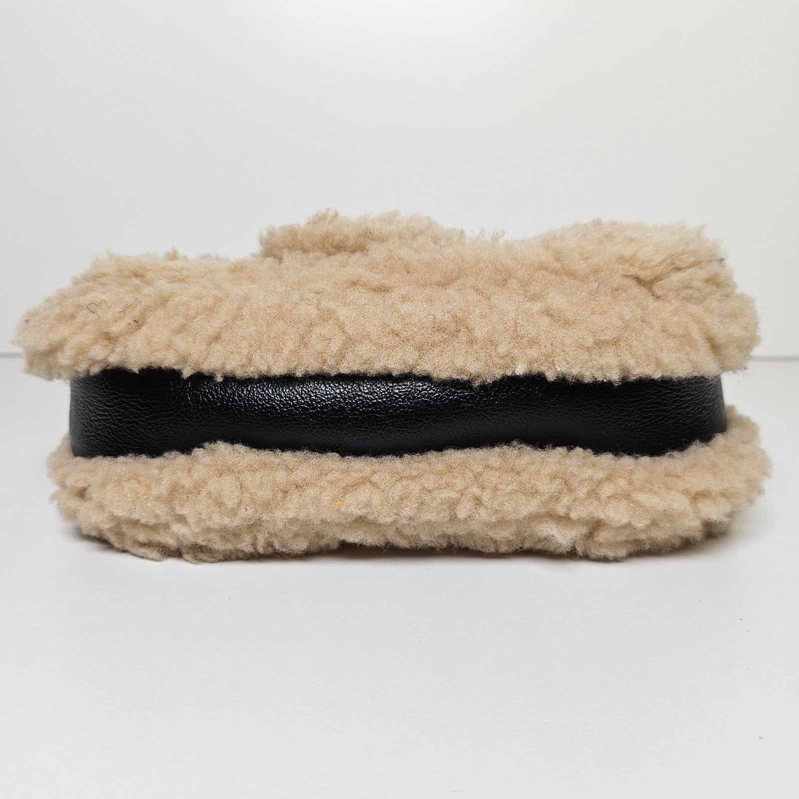 Gucci GG Marmont Shearling Super Mini Flap Bag