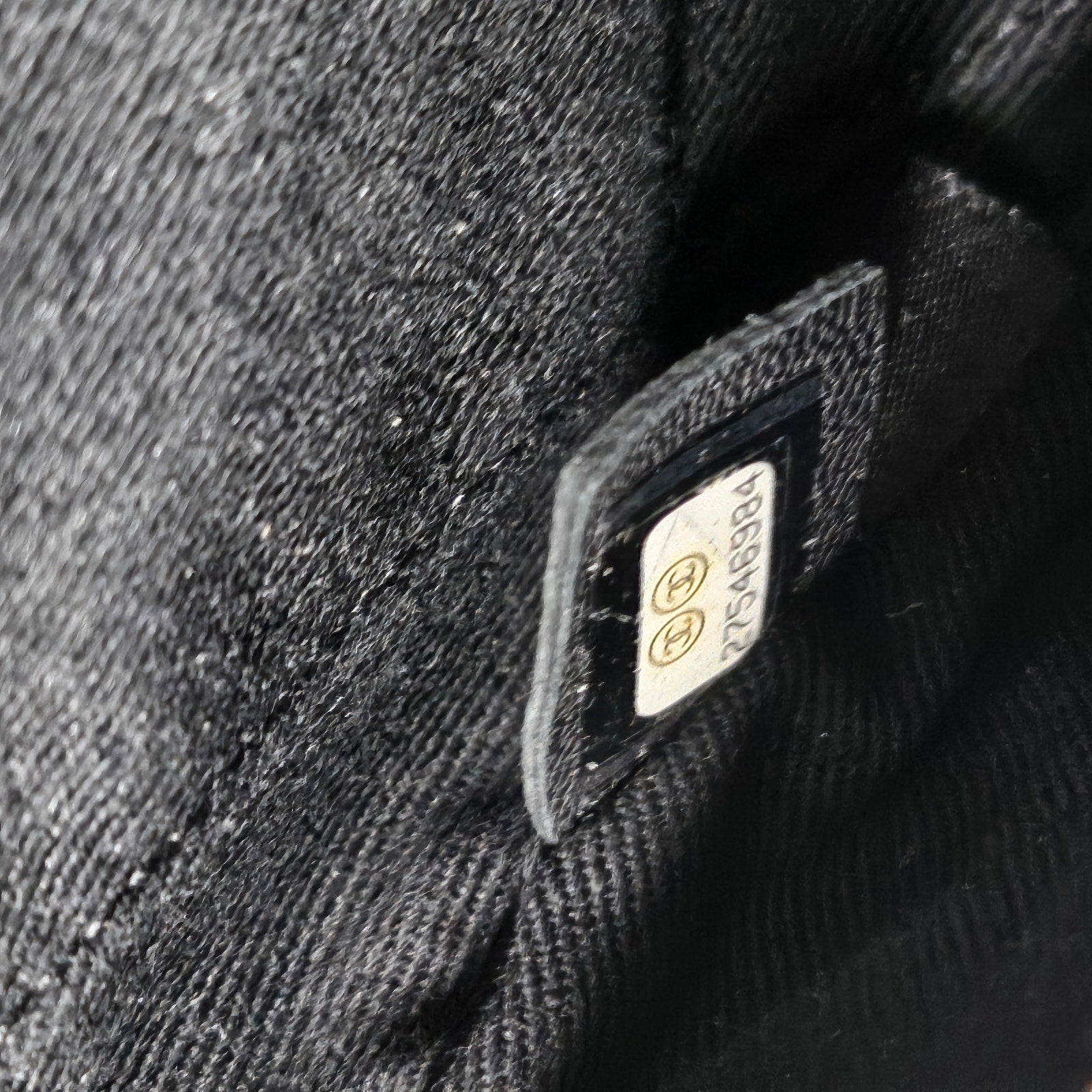 Chanel Black Leather Uniform Belt Bag