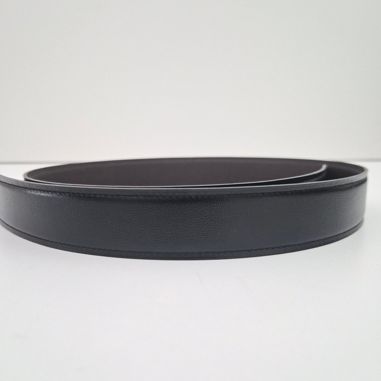 Hermes Men's H Reversible leather Belt 32 mm Size 95