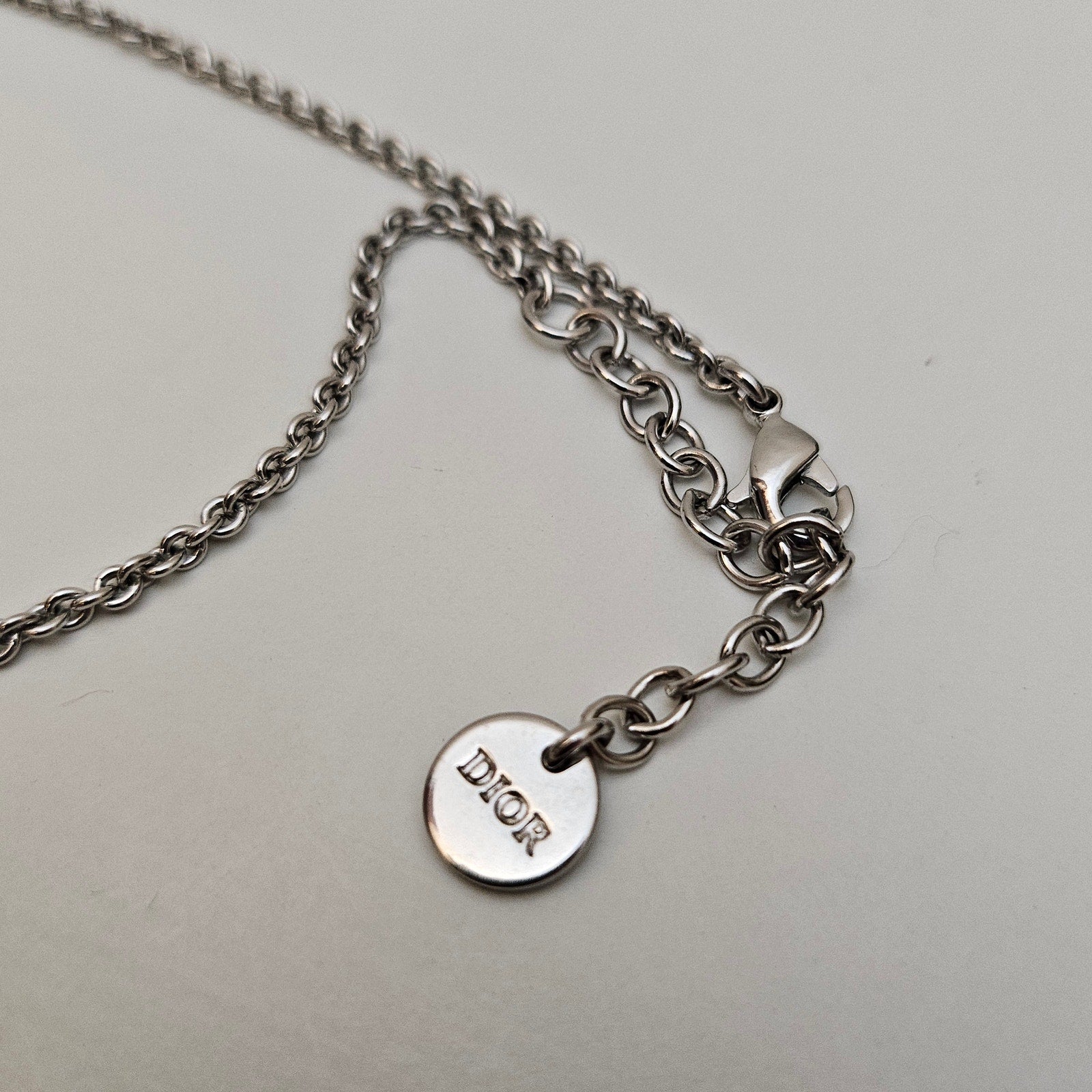 Christian Dior Crystal Petit CD Crystal Necklace