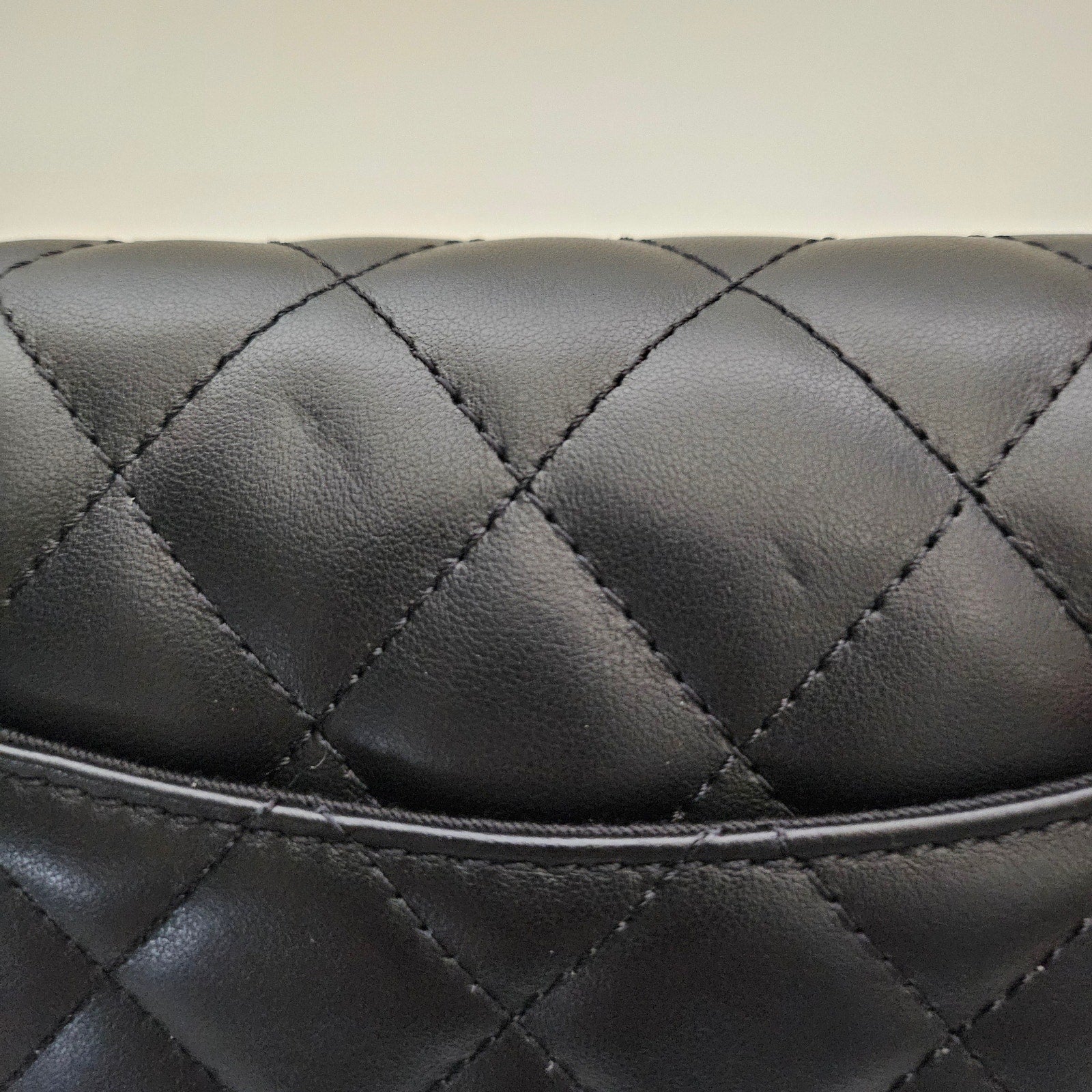 Chanel Quilted Uniform Leather CC Belt Bum Bag Black