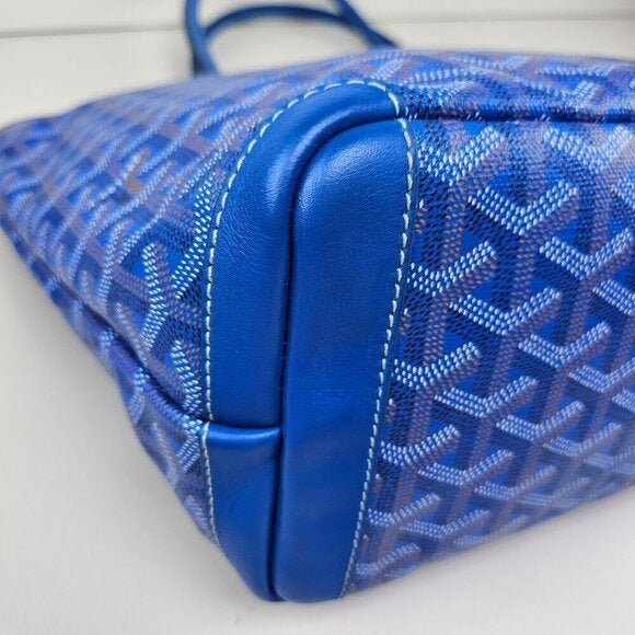 Goyard Goyardine Artois PM Sky Blue Tote