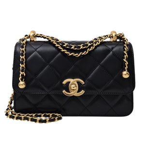 Chanel Calfskin Quilted Mini Perfect Fit Flap Black