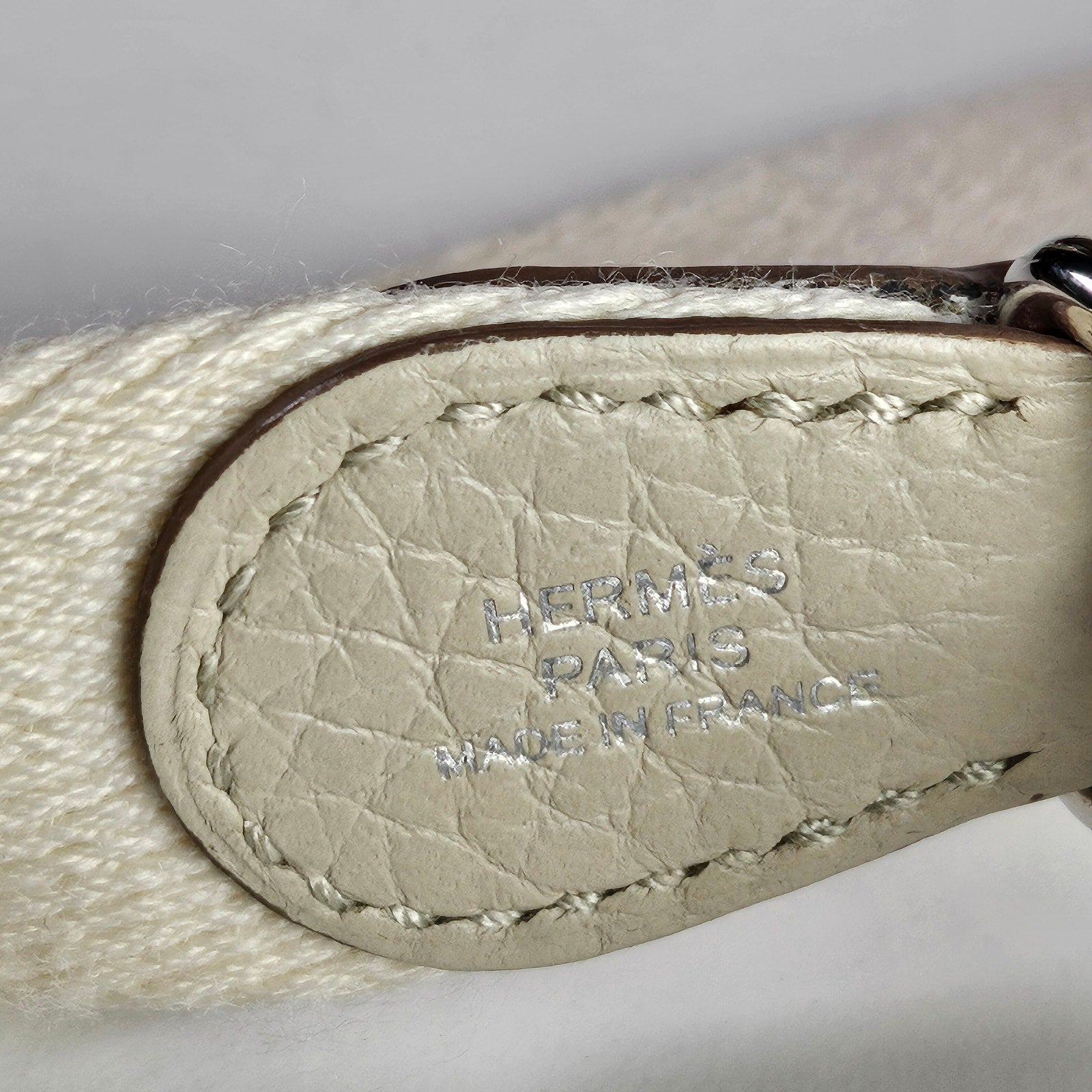 Hermes Evelyne Tpm Clemence Leather Crossbody Bag Beton