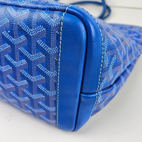 Goyard Goyardine Artois PM Sky Blue Tote