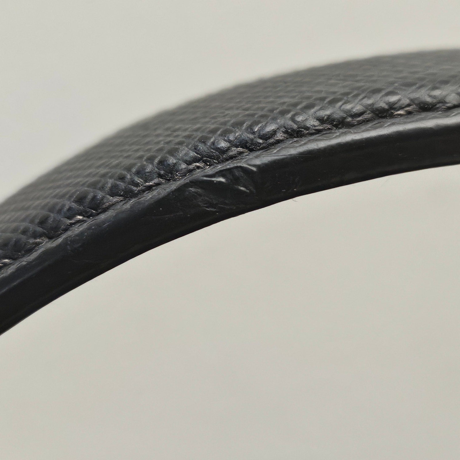 Prada Saffiano Leather Odette Heart Crossbody Black