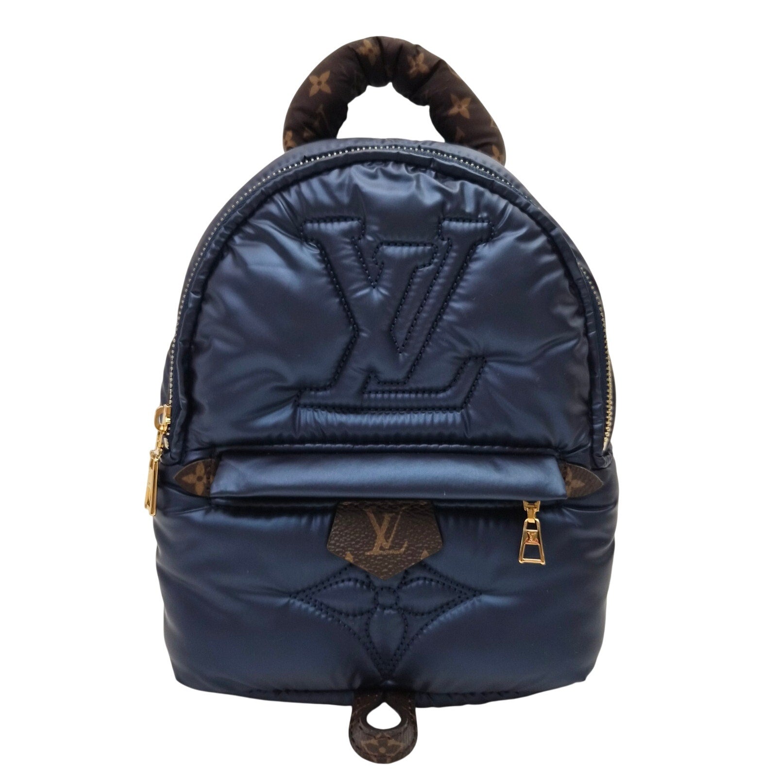 Louis Vuitton Limited Edition Nylon Navy Pillow Palm Springs Mini Backpack Bag