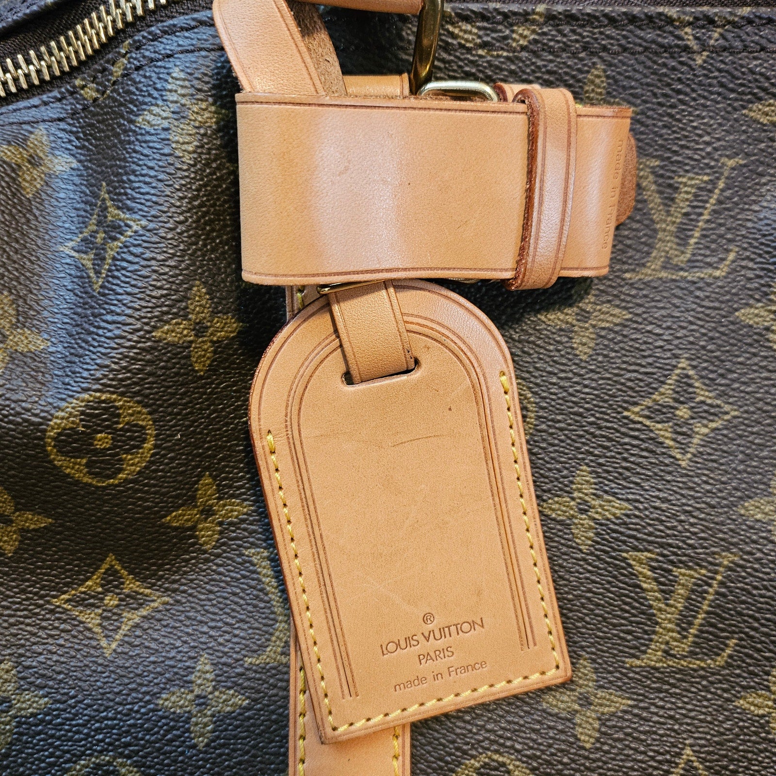 Louis Vuitton Monogram Keepall 55 Travel Duffle Bag