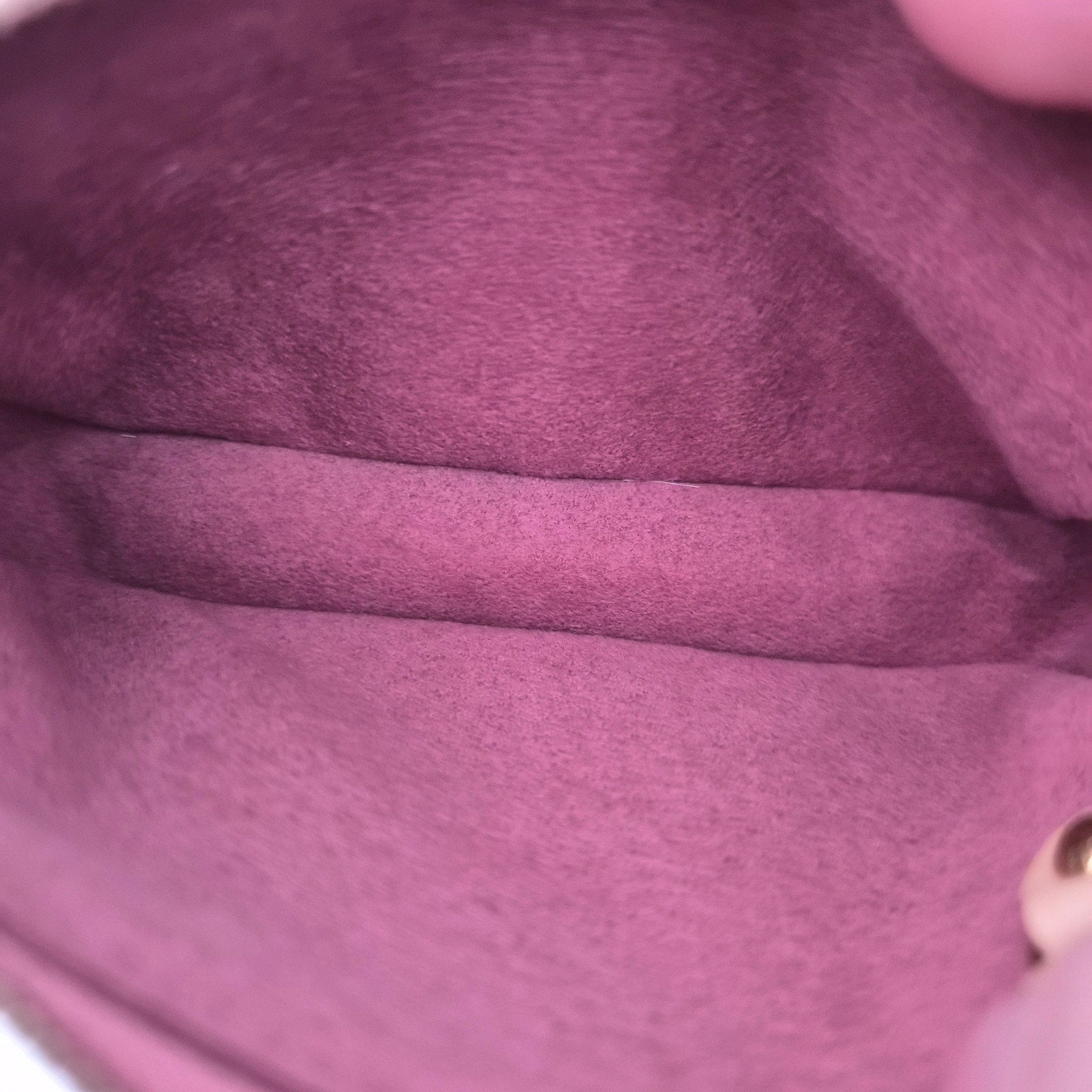 Louis Vuitton Monogram Jacquard Micro Pochette Case Pink White Denim