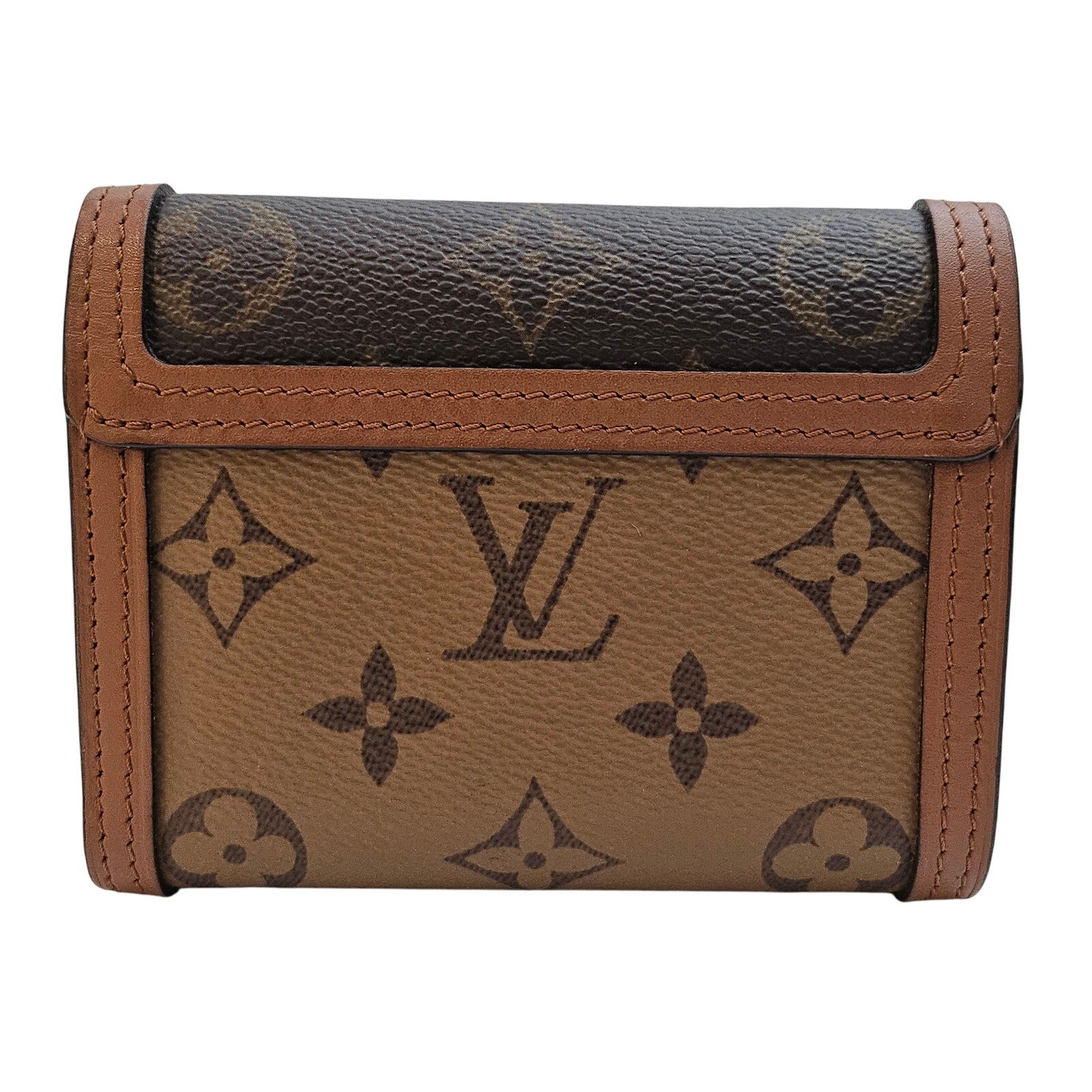 Louis Vuitton Dauphine Wallet Reverse Monogram Canvas Compact