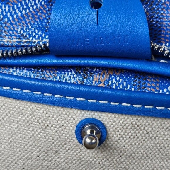 Goyard Goyardine Artois PM Sky Blue Tote