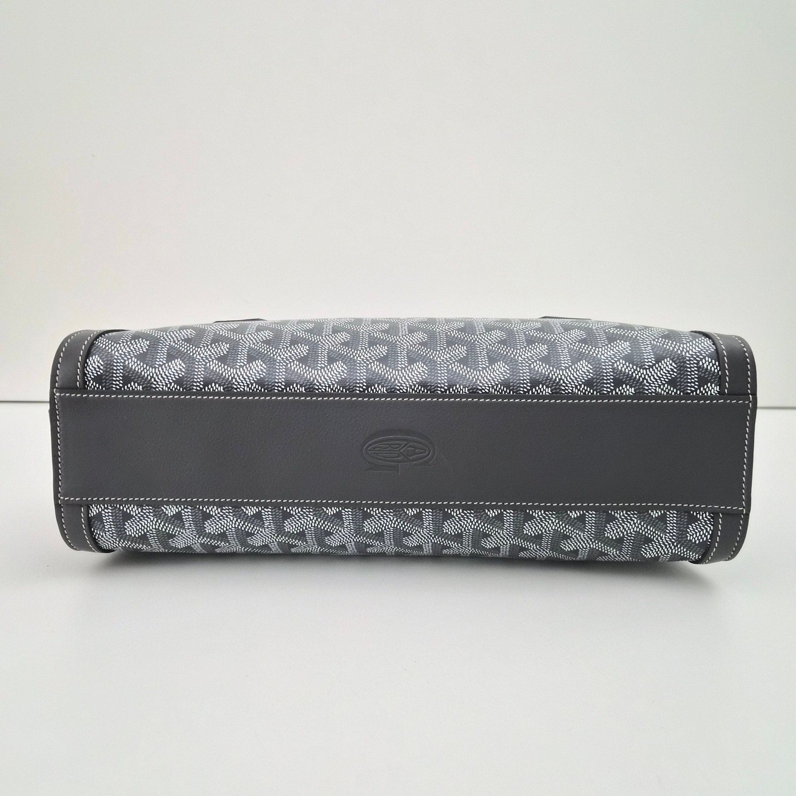 Goyard Goyardine Gray Bonbonniere Bag