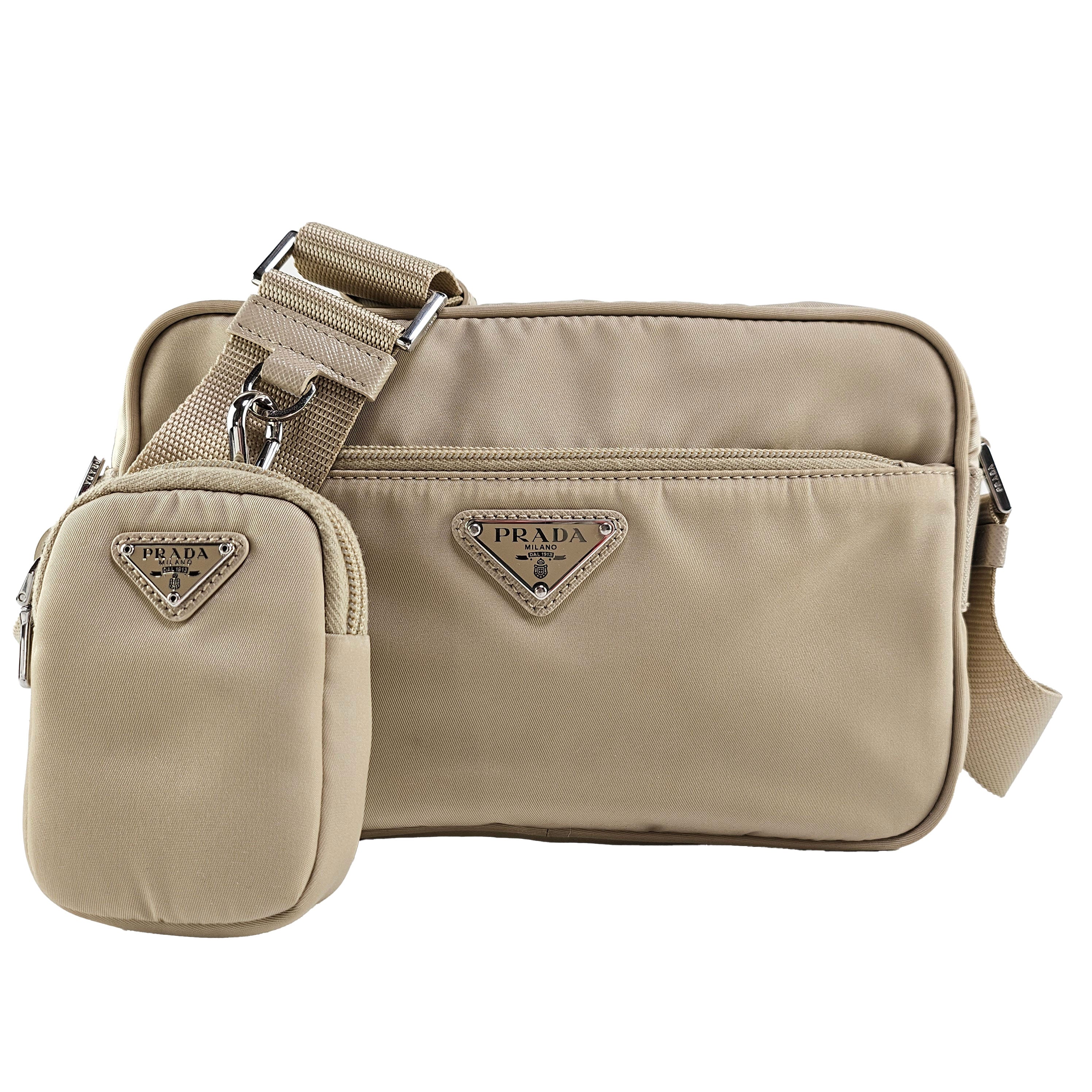 Prada Re-Nylon Shoulder Bag Beige – My Closet Rocks