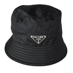 Prada Nylon Bucket Hat S Black