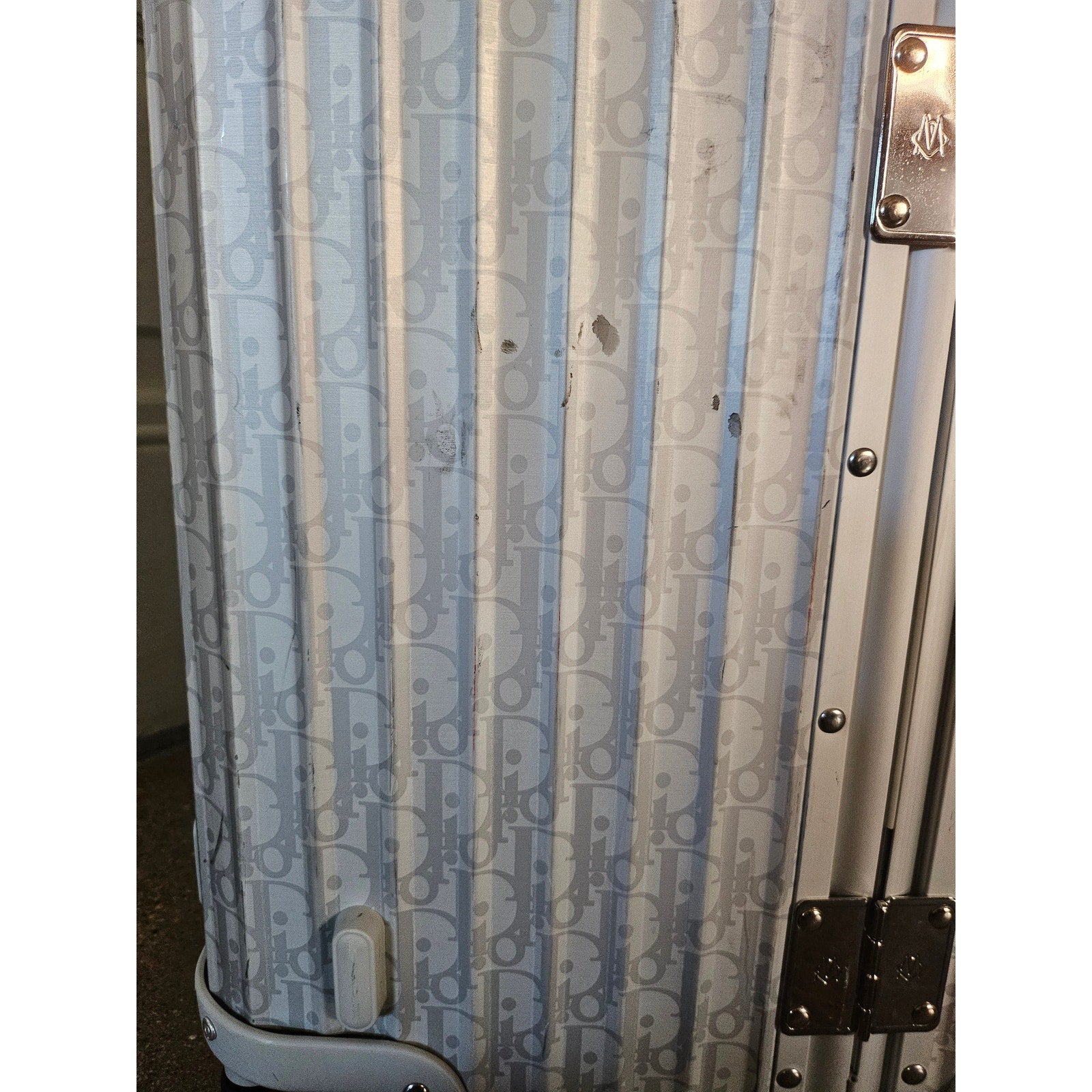 Dior x Rimowa Silver Trunk Suitcase SS20 Large