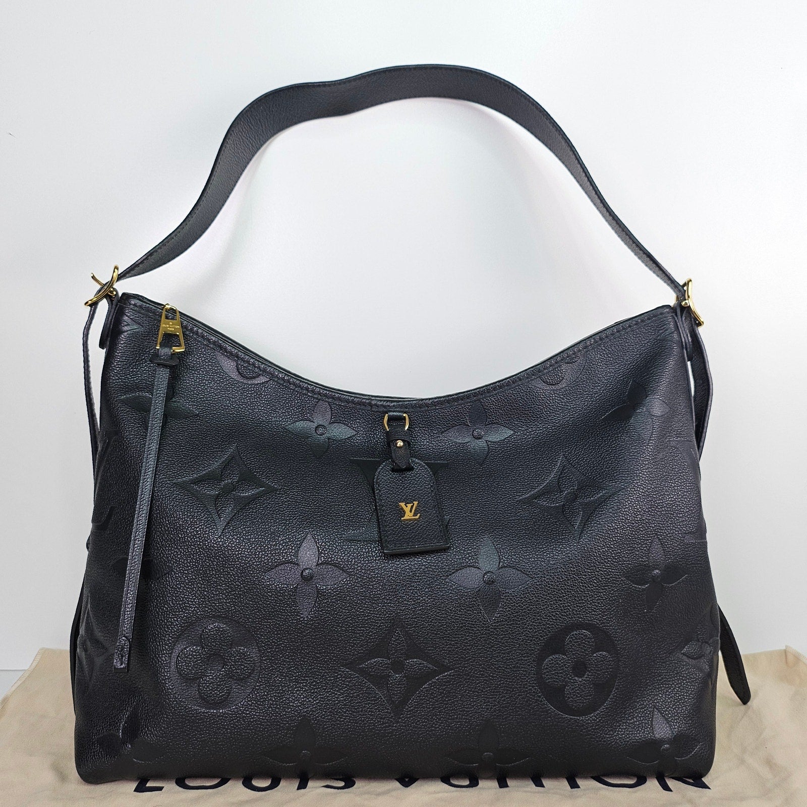 Louis Vuitton Empreinte Monogram Giant CarryAll MM Black