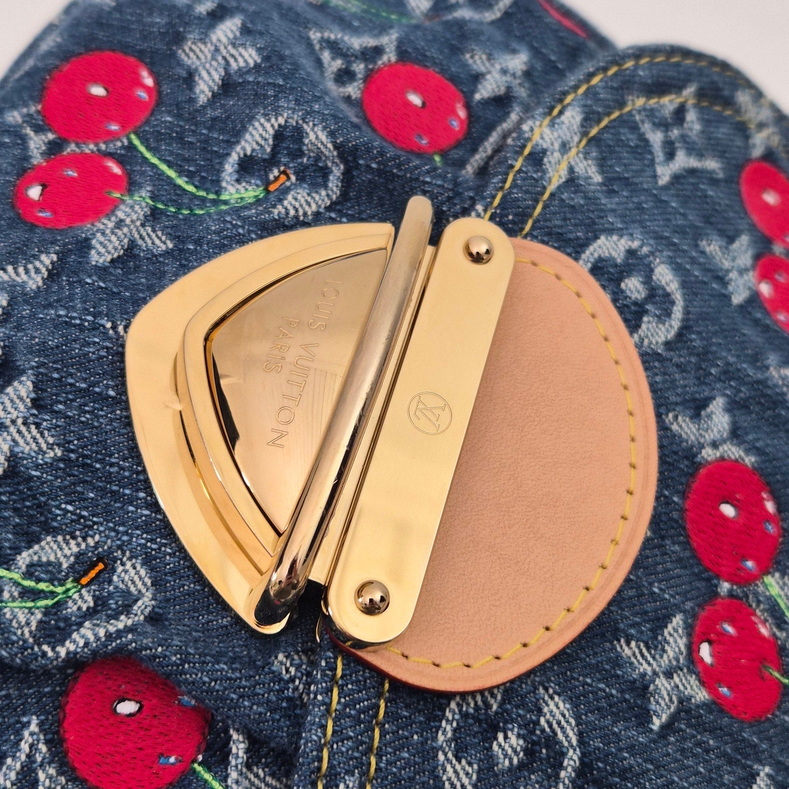 Louis Vuitton LV X TM Monogram Denim Cerises Cherry Sunset
