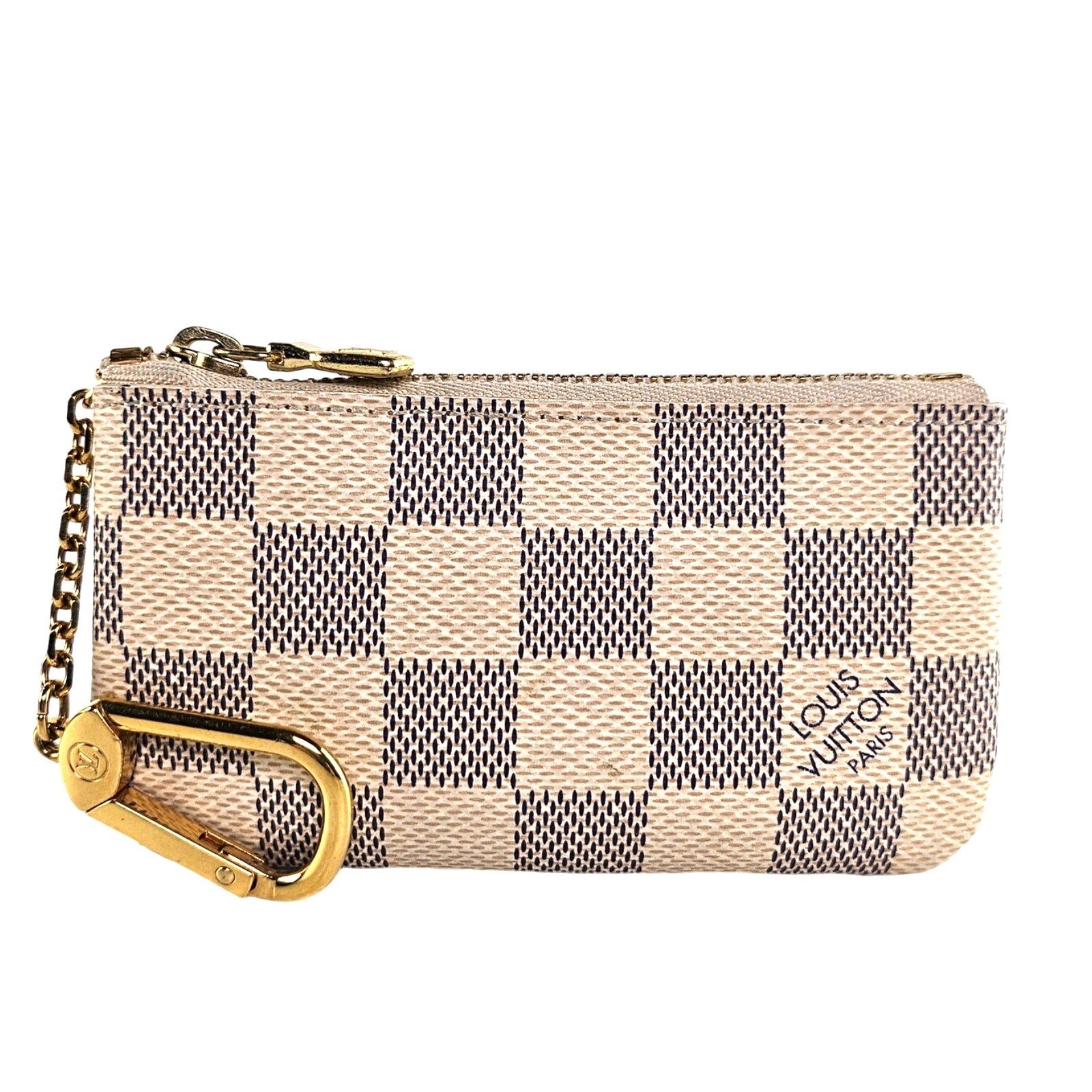 Louis Vuitton Damier Azur Key Pouch Wallet Coin Purse